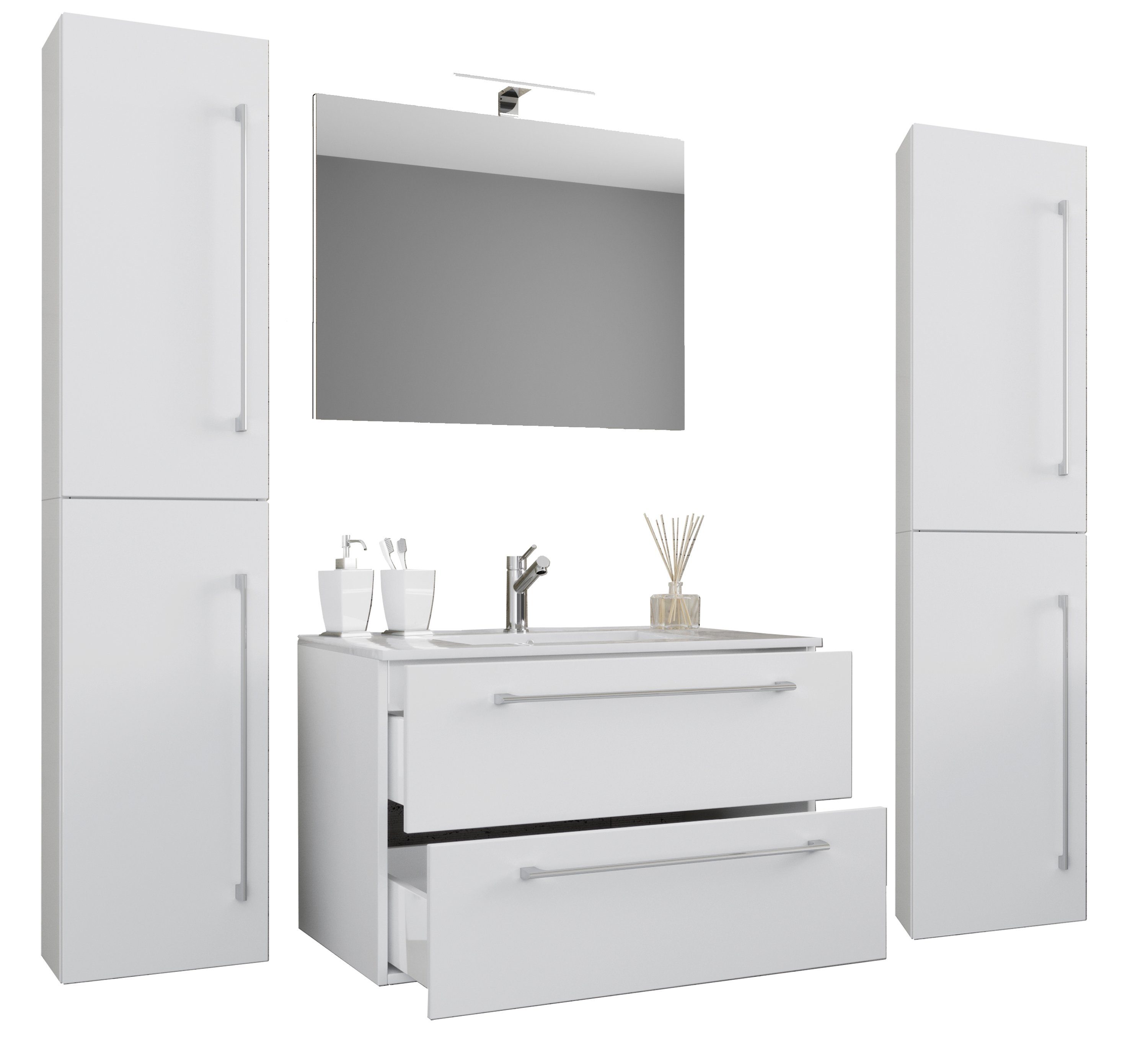 VCM Waschtisch 5-tlg. Waschplatz Waschtisch Badinos Schublade SP (5-St)