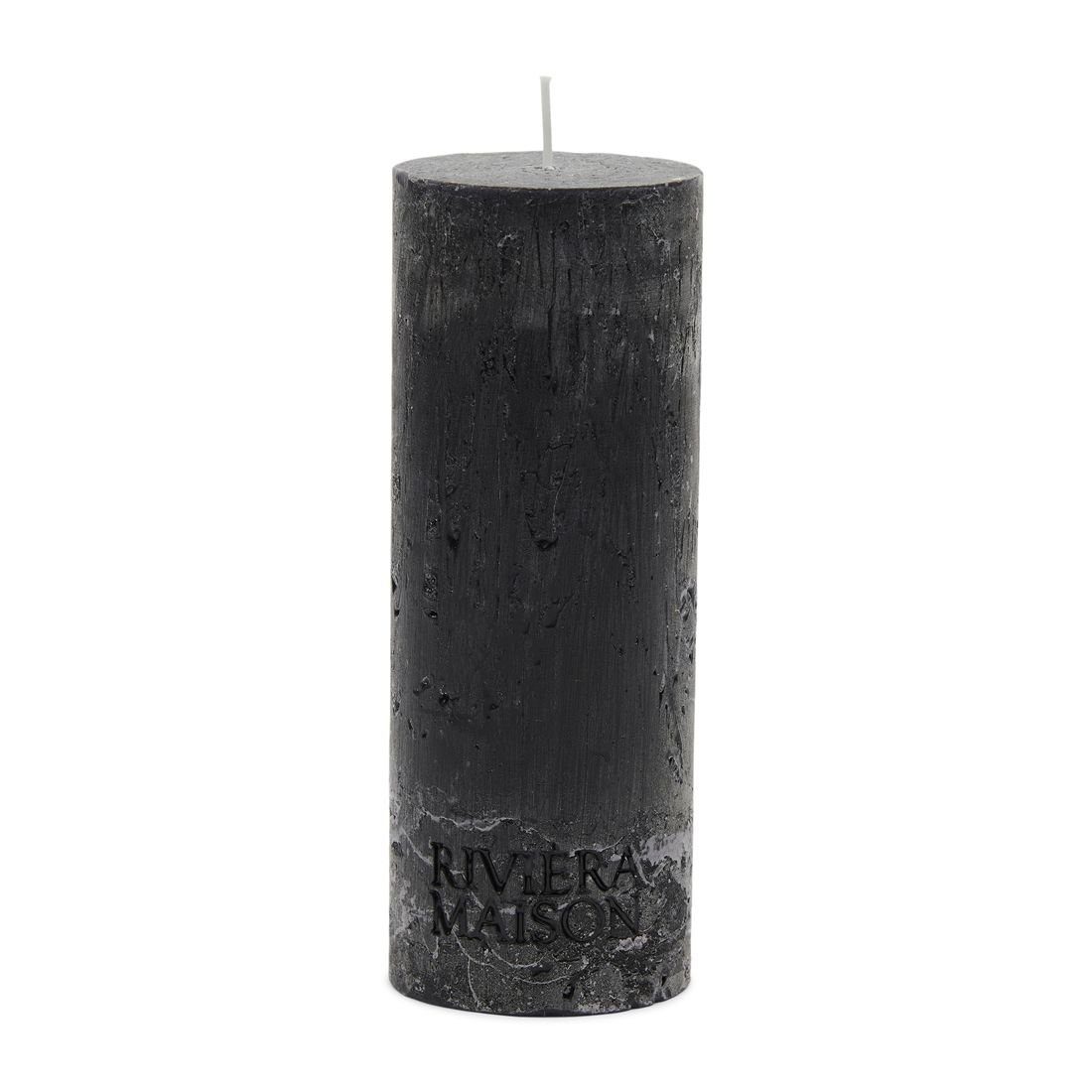 Rivièra Maison Stumpenkerze Rivièra Maison Pillar Candle Rustic black, Stumpenkerze