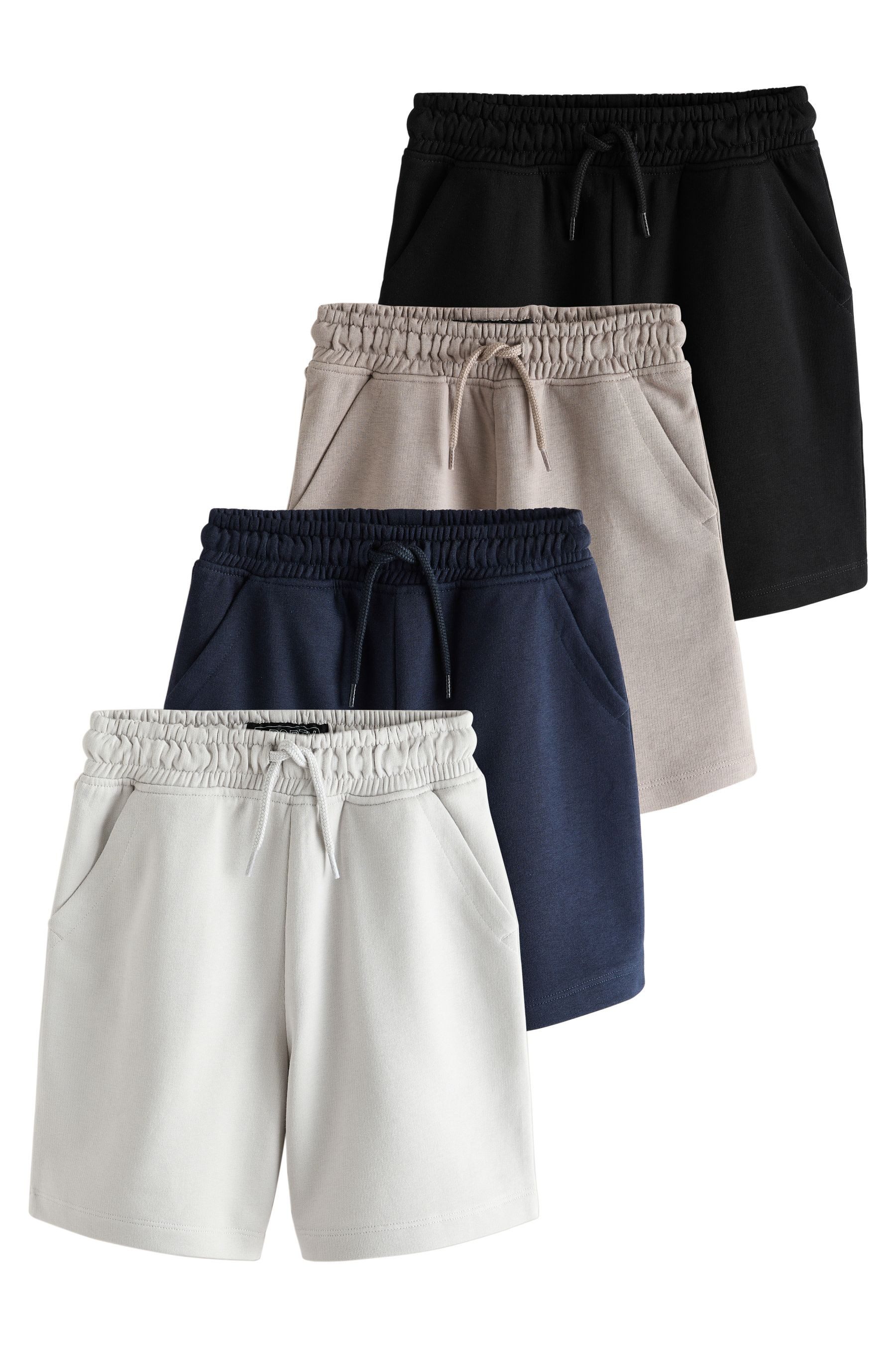 Next Shorts Basic-Shorts, Sporty Fit (4-tlg)