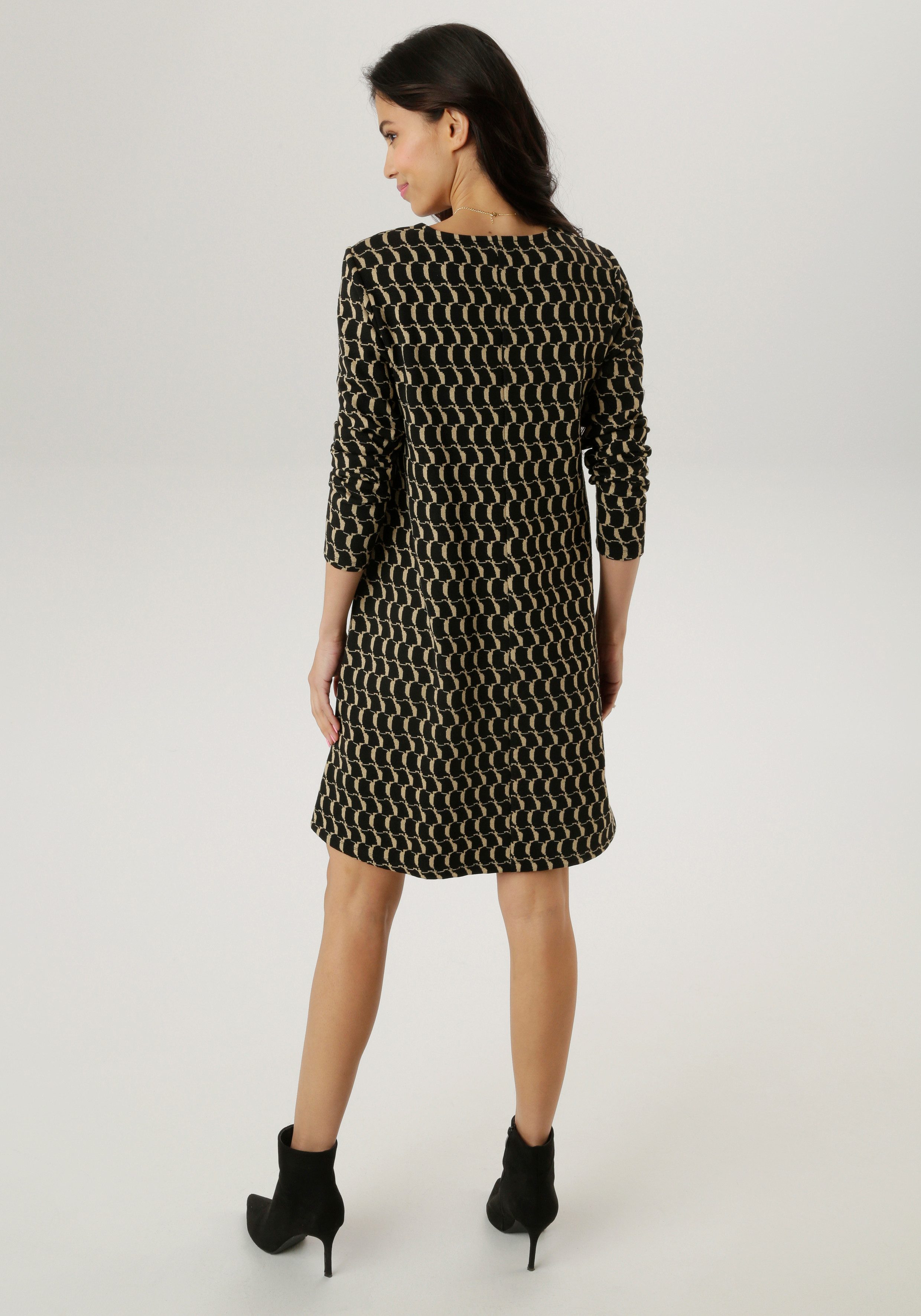 Aniston SELECTED Jerseykleid in leichter A-Linien-Form günstig online kaufen