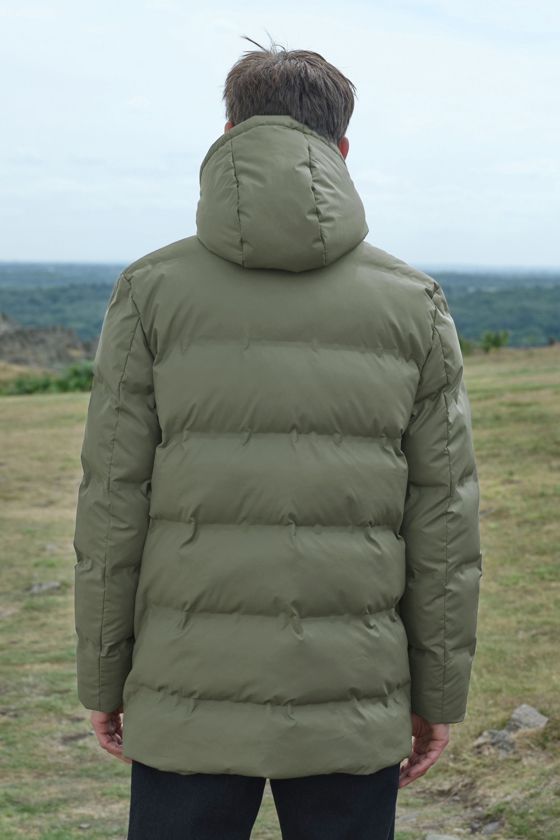 Next Winterjacke Wasserabweisender ThermoGen Puffer-Mantel (1-St)