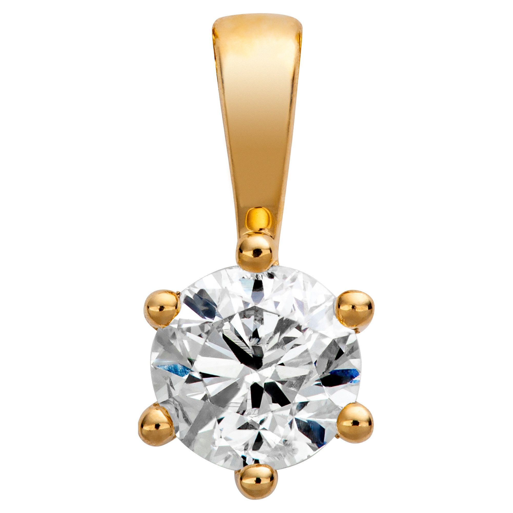 Orolino Kettenanhänger Gold 750 mit natürlichem Brillant 0,50ct.