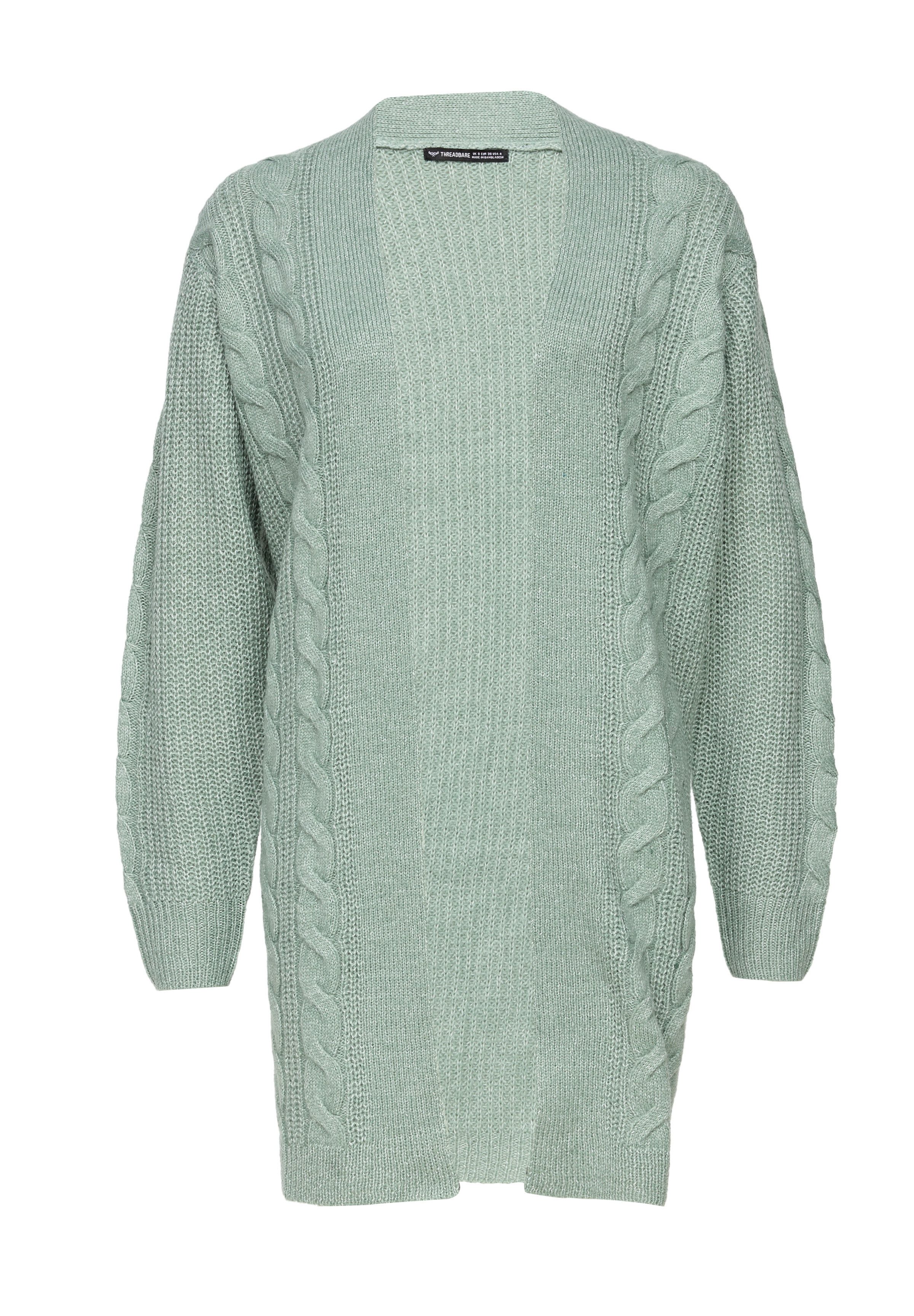 Threadbare Strickjacke THB Rozanna Cable Detail Cardigan (1-tlg) mit tollem Strickmuster