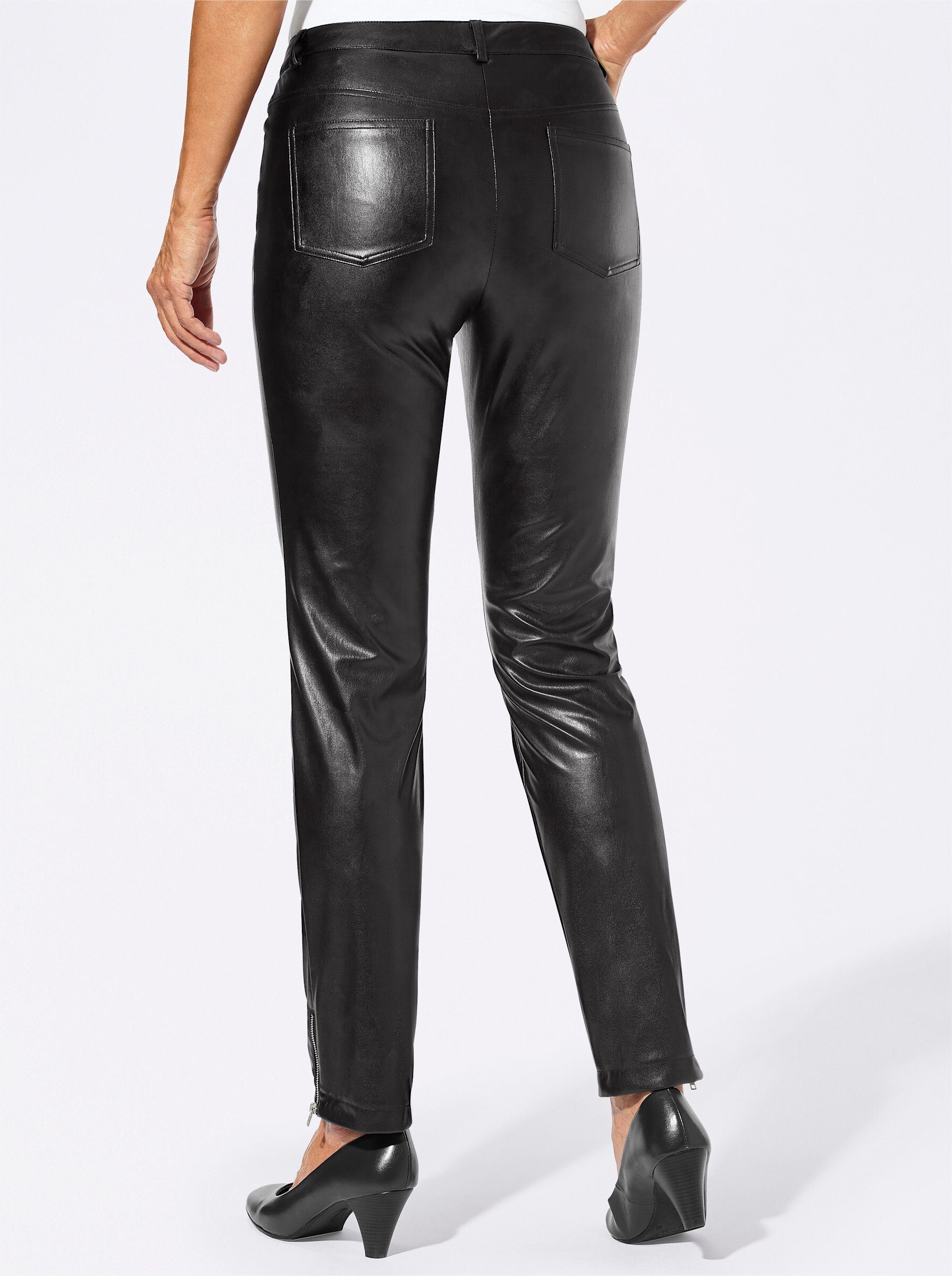 Witt Jerseyhose Lederimitat-Hose komfortabel günstig online kaufen