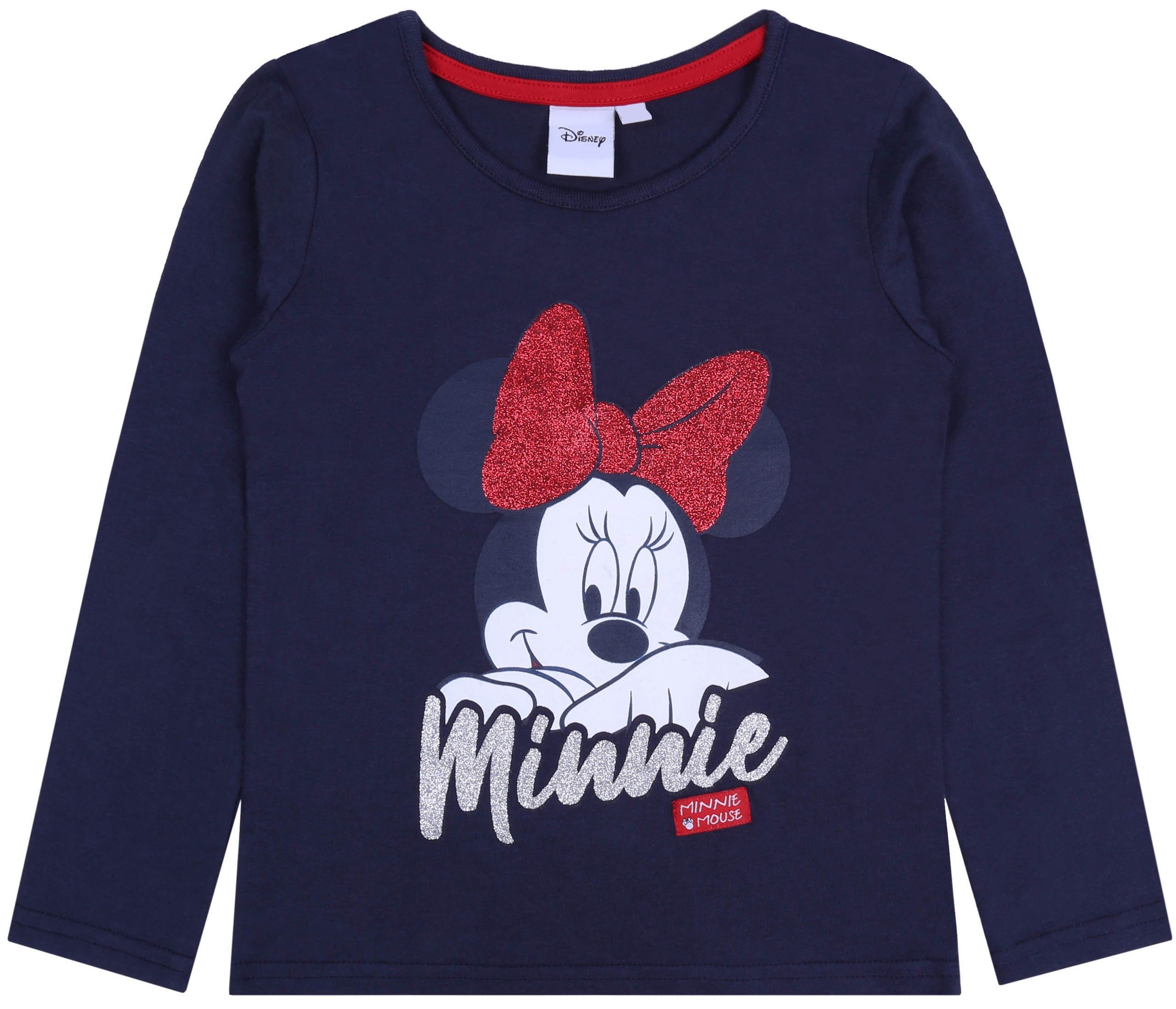 Sarcia.eu Langarmbluse 2x Mädchenbluse/Langarmshirt Minnie Mouse 2-3 Jahre