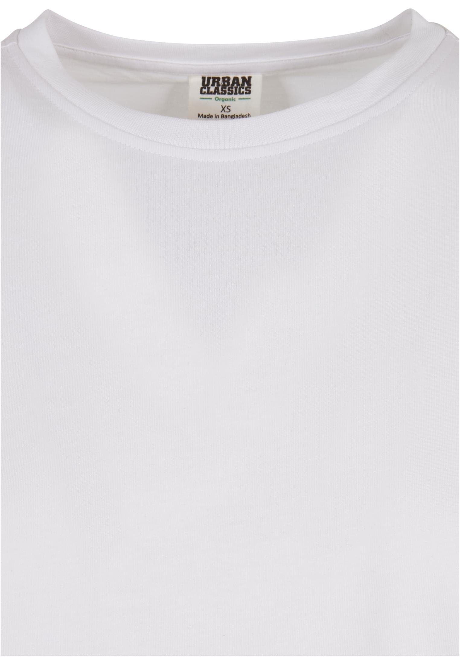 Oversized (1-tlg) Wide URBAN white Ladies Longsleeve Damen Organic CLASSICS Langarmshirt