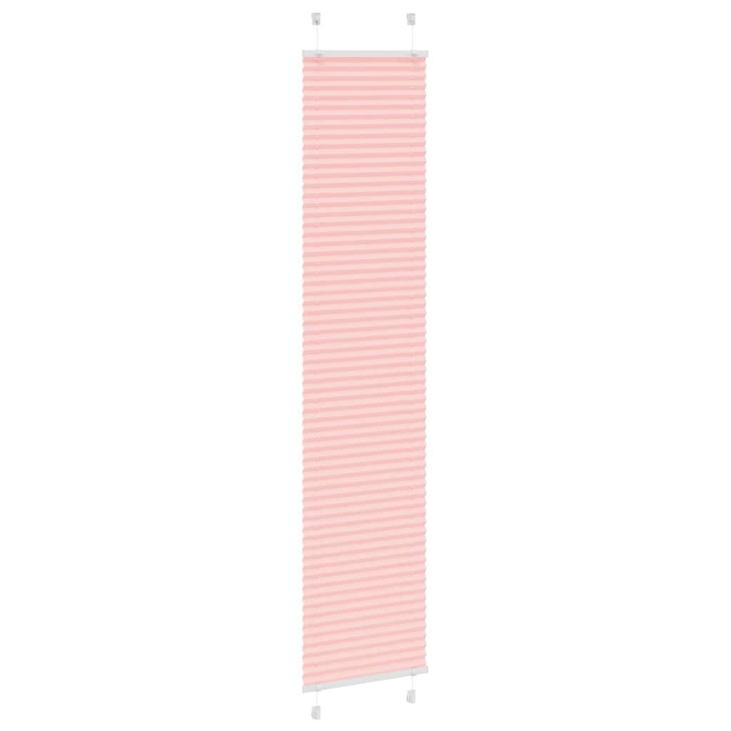 vidaXL Jalousie 45 x 200 cm Plissee Rosa 45x200 cm Stoffbreite 44,4 cm Polyester