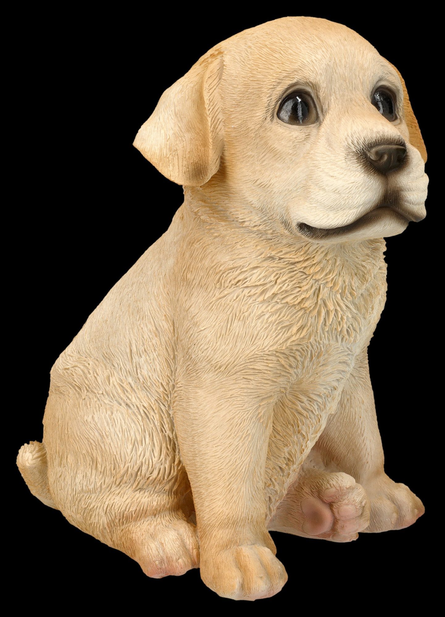 Figuren Shop GmbH Tierfigur Labrador Welpe Figur – Hund Statue Sammlerfigur Deko 18 cm Hundefigur