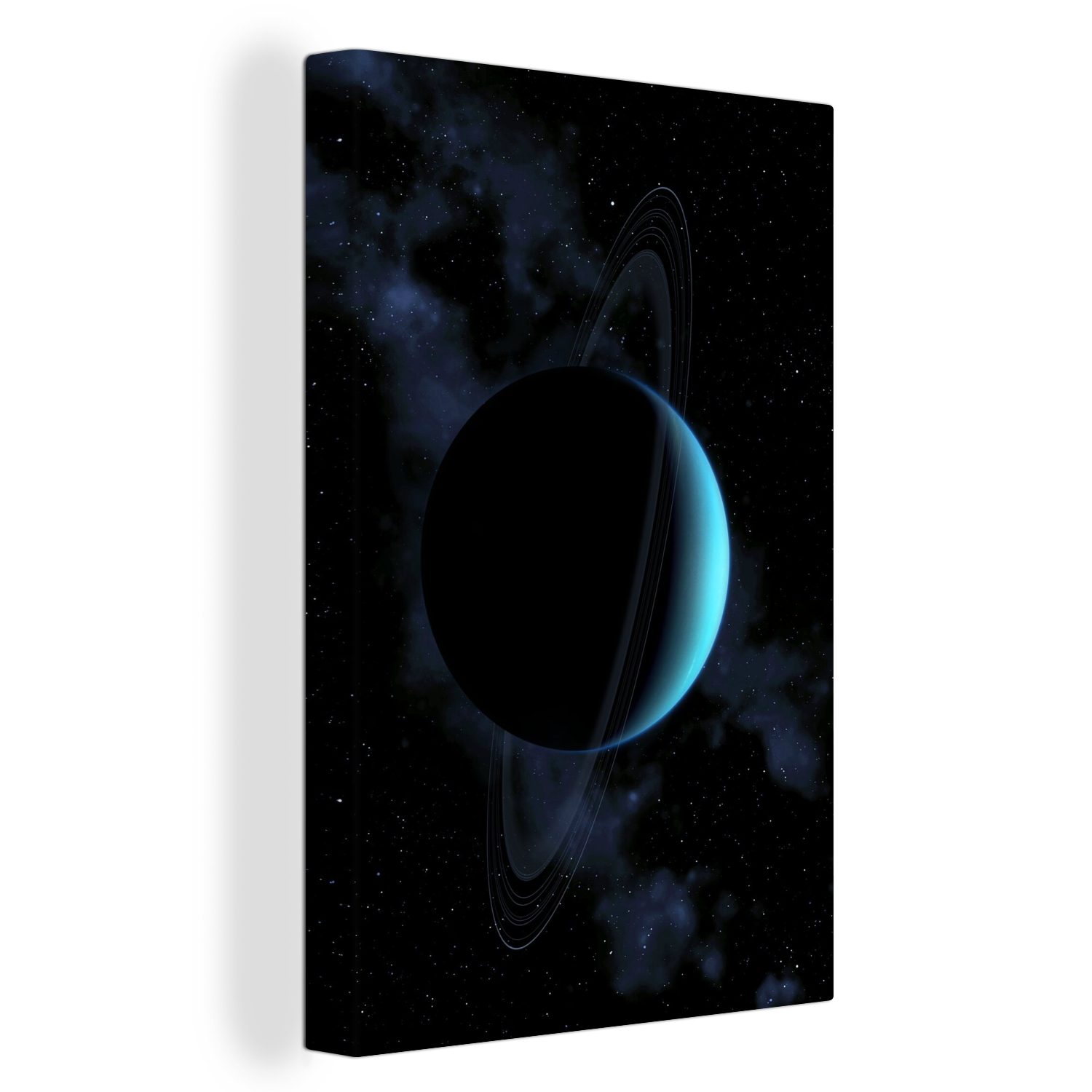 OneMillionCanvasses® Leinwandbild Uranus, (1 St), Leinwandbild fertig bespannt inkl. Zackenaufhänger, Gemälde, 20x30 cm