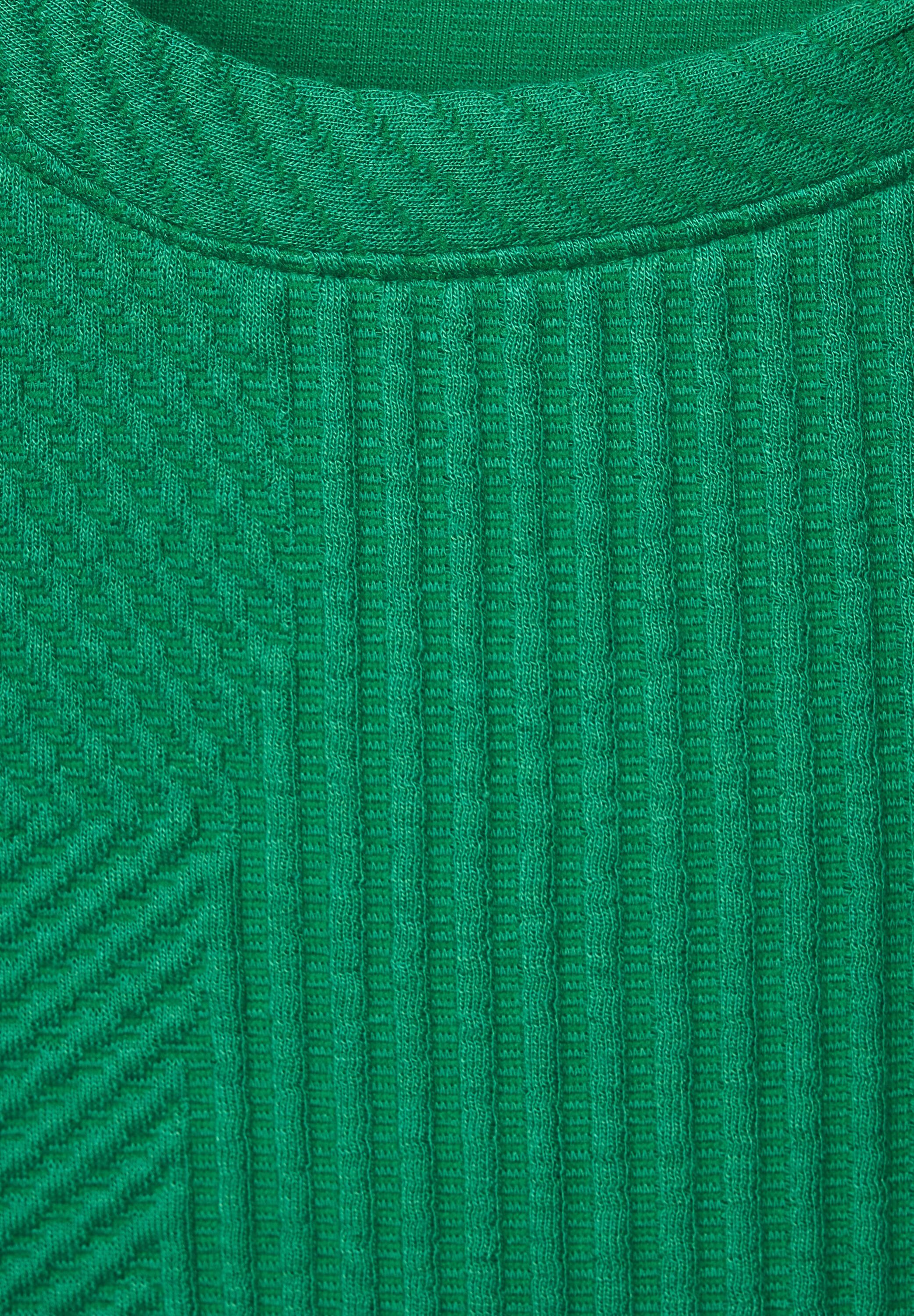 (1-tlg) Nicht Struktur mit Langarmshirt Vorhanden Easy Langarmshirt Cecil Green in Cecil