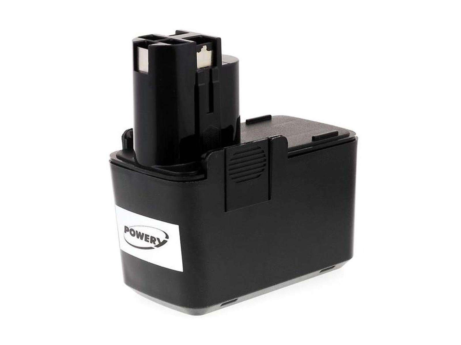 Powery Akku für Bosch Bohrschrauber PSR 12VES-2 NiMH 1500mAh Akku 1500 mAh (12 V)