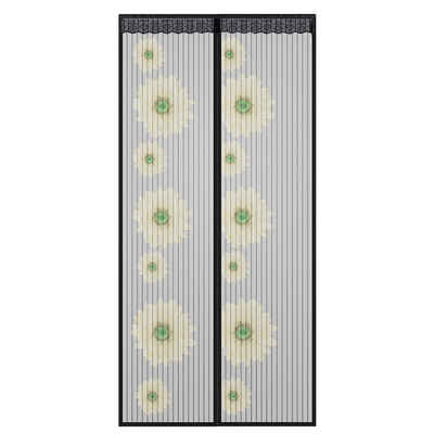 HIBNOPN Fliegengitter-Gewebe Fliegengitter Tür Insektenschutz Magnetvorhang für Balkontür 90*210cm
