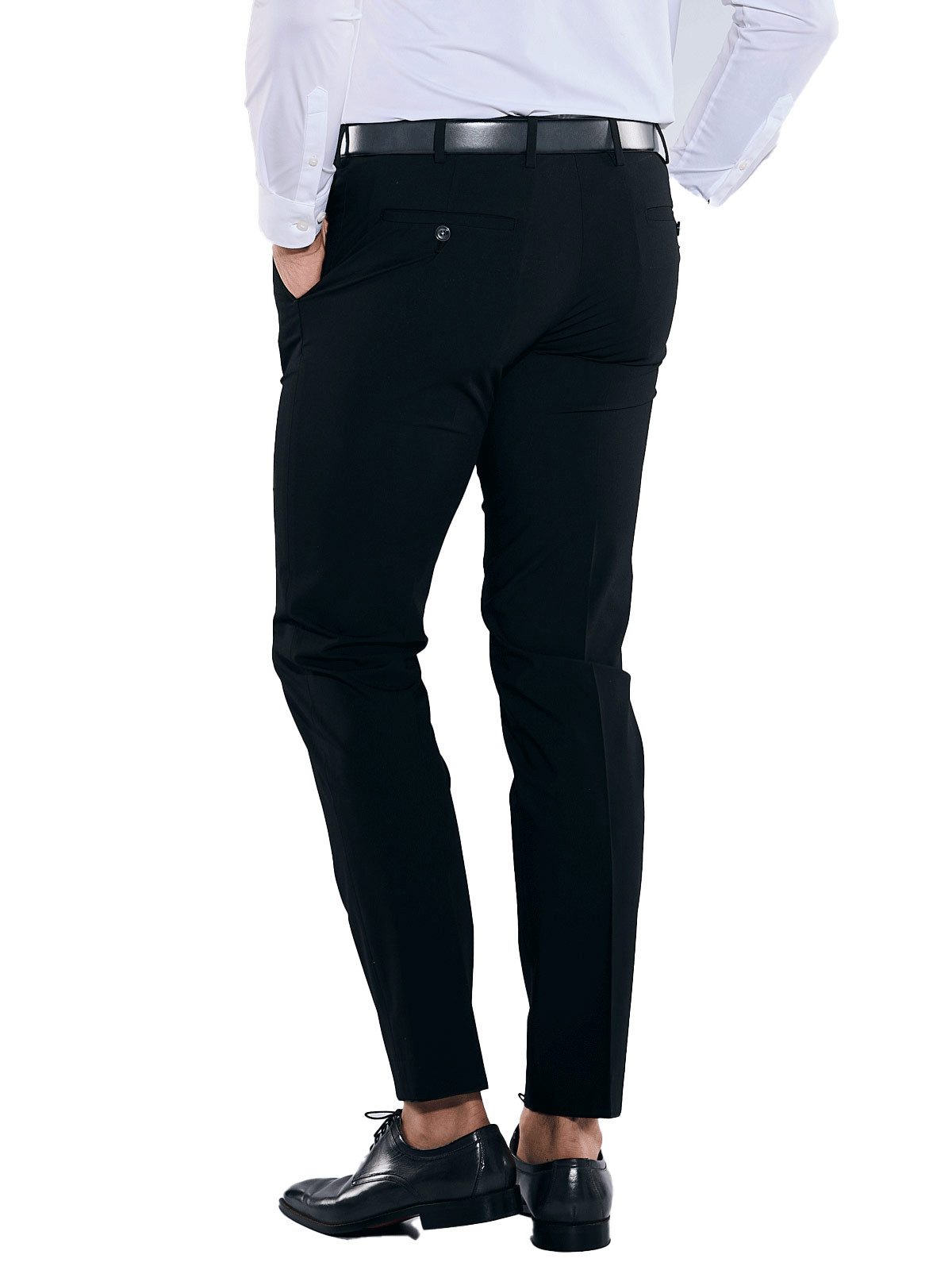 emilio adani Anzughose Herren Anzug-Hose slim fit, Schwarz günstig online kaufen