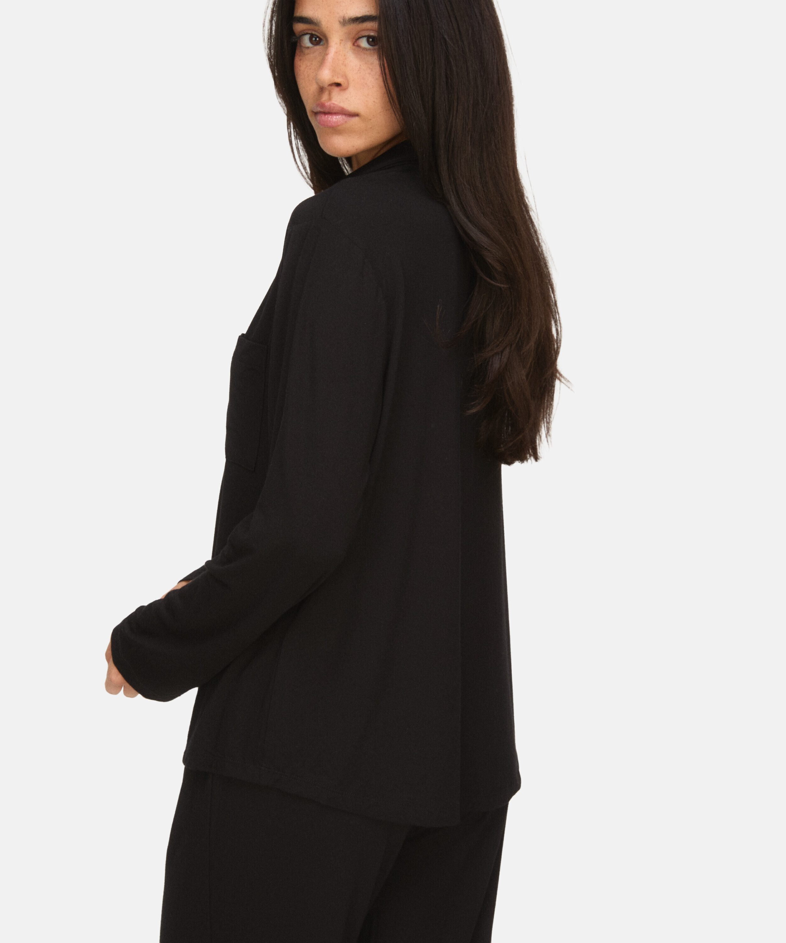 Hunkemöller Pyjama Essential Jersey Long-Sleeved Jacket – Bild 2 von 5