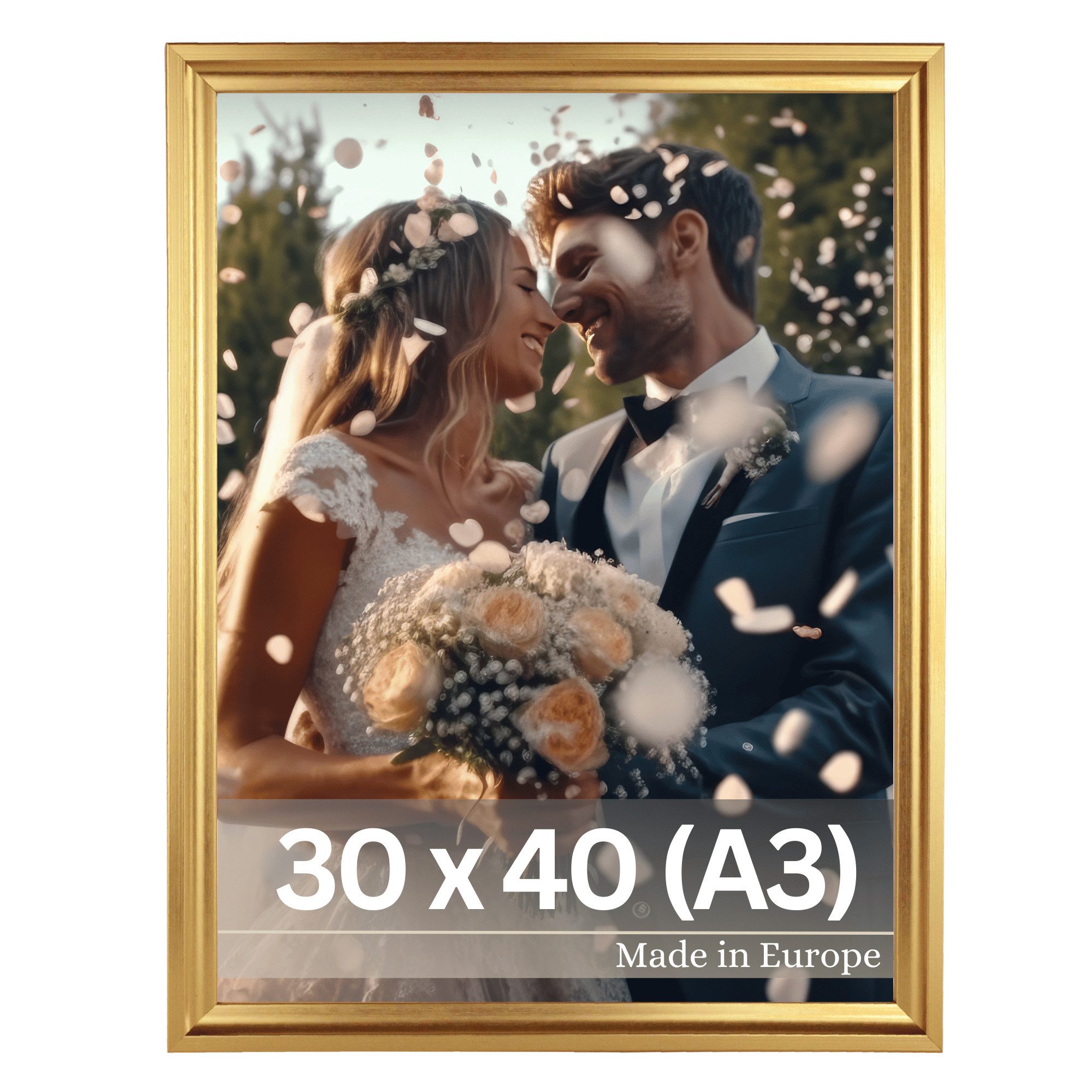 Victor (Zenith) Bilderrahmen Renoir, Bilderrahmen 30x40 cm Gold A3, Bilderr günstig online kaufen