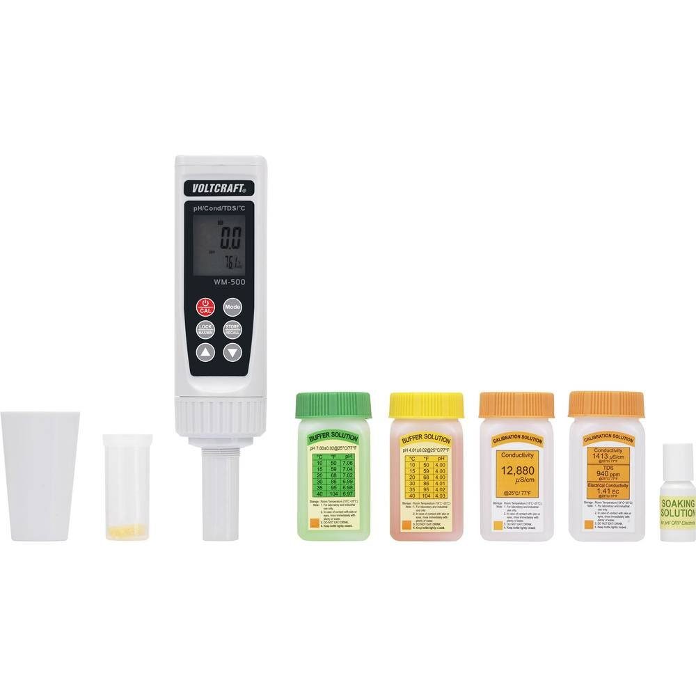VOLTCRAFT Wasserzähler Flüssigkeitsmessgerät WM-500