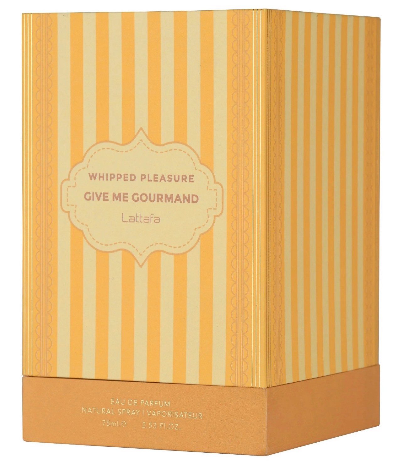 Lattafa Eau de Parfum Whipped Pleasure, Vanilla Freak, 75 ml, Made in U.A.E, Give me Gourmand