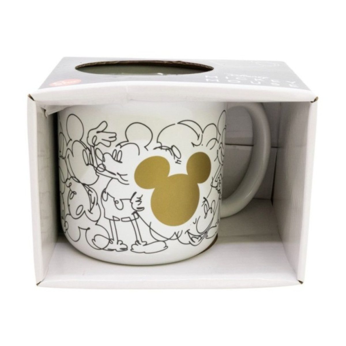Disney Mickey Mouse Tasse Signature Frühstückstasse 400 ml in Geschenkbox