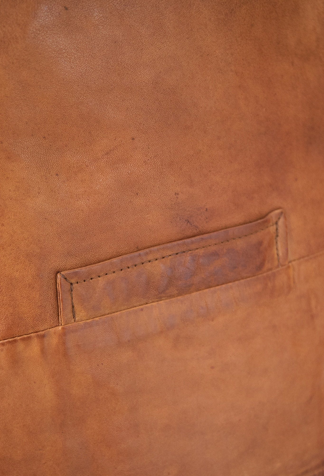 Maddox Lederweste Emilio MADDOX - Herren Lederweste Lammnappa cognac