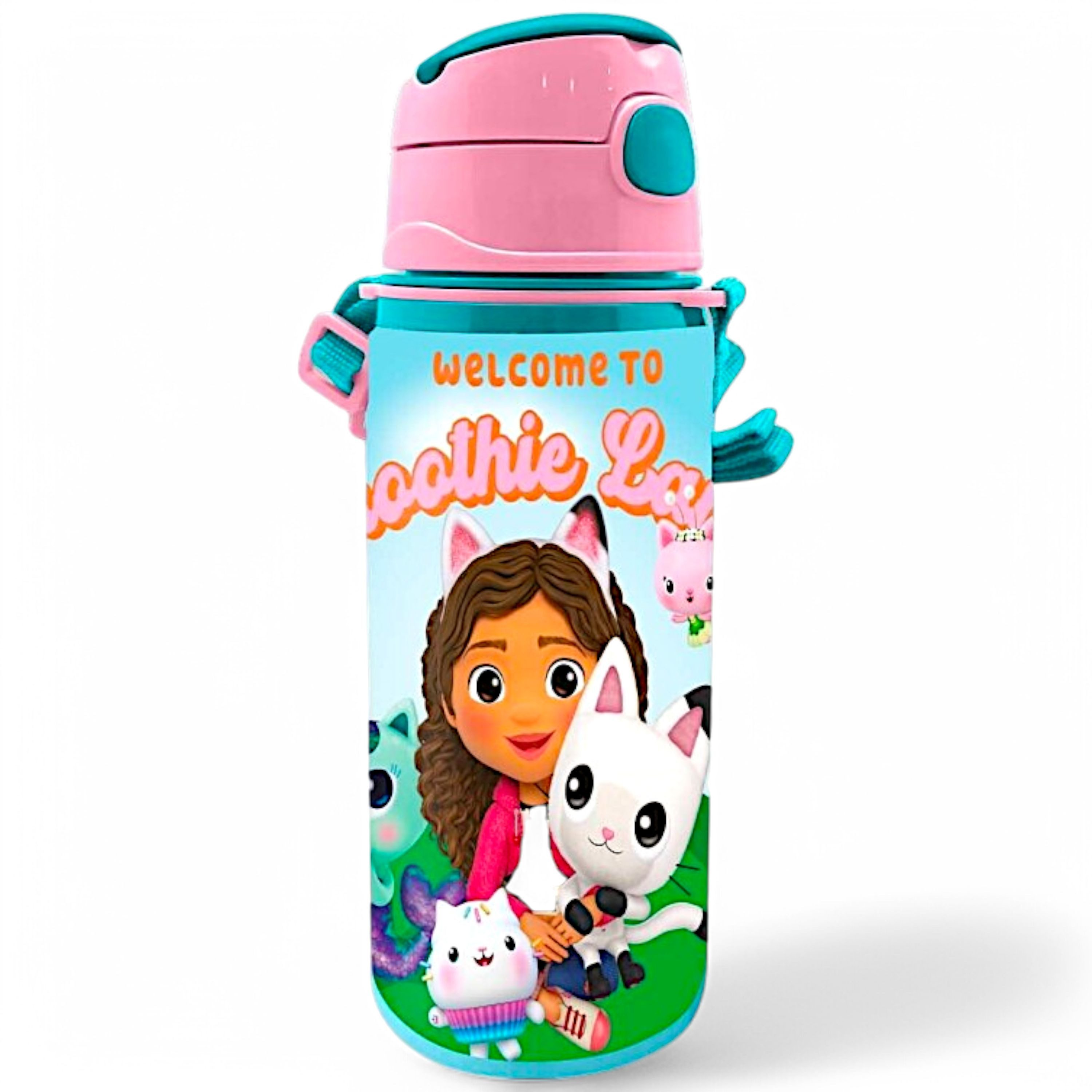 Trinkflasche Gabby & Kitty Cat Sport-Aluminiumflasche 600 ml