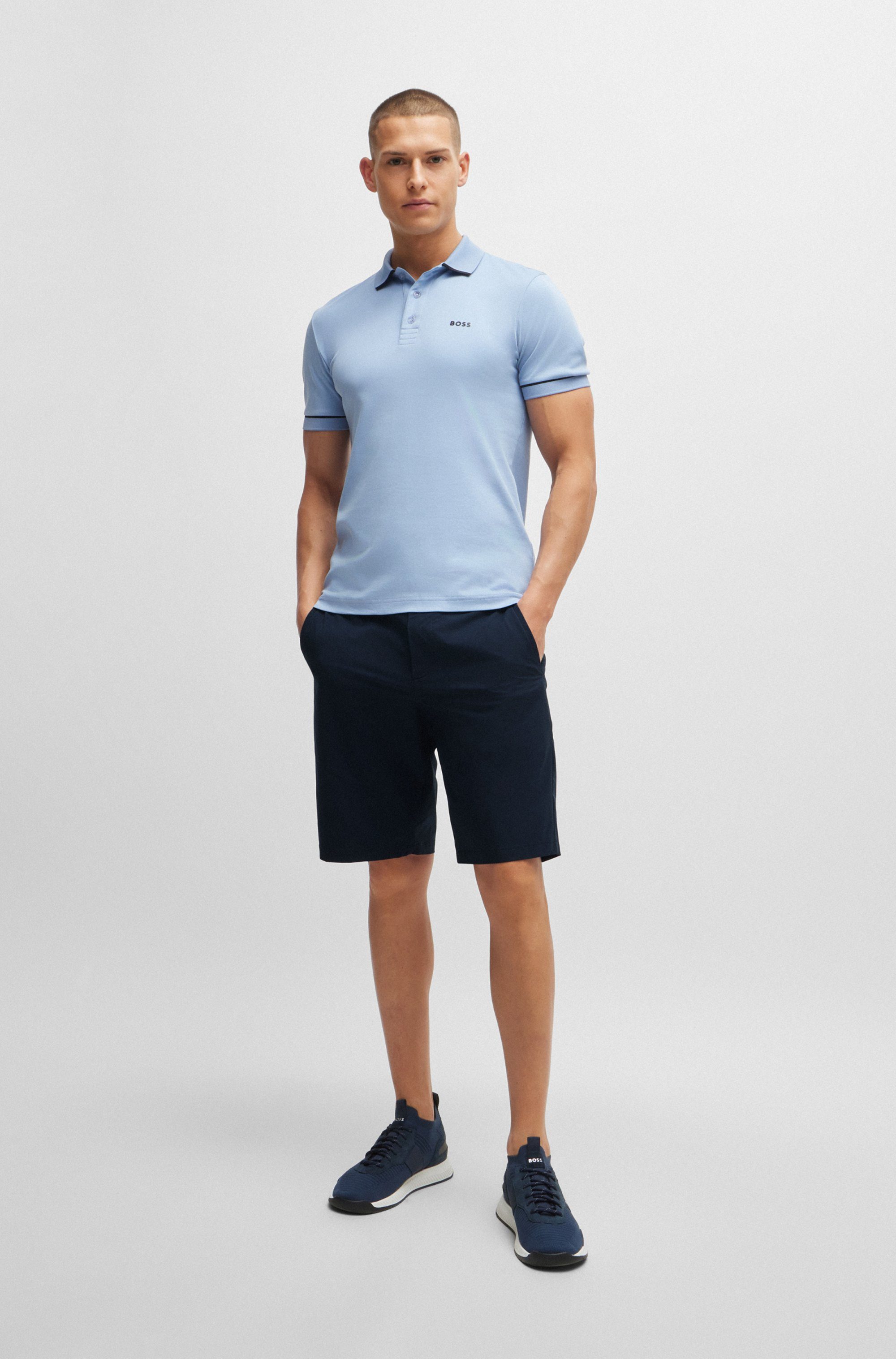 BOSS GREEN Shorts S Speedflex in klassischer Form Jogpants Sweatpants Stretchhose