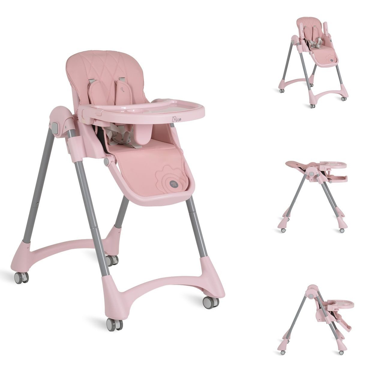 Moni Kombihochstuhl Kinderhochstuhl Rico klappbar, höhenverstellbar, Doppel günstig online kaufen