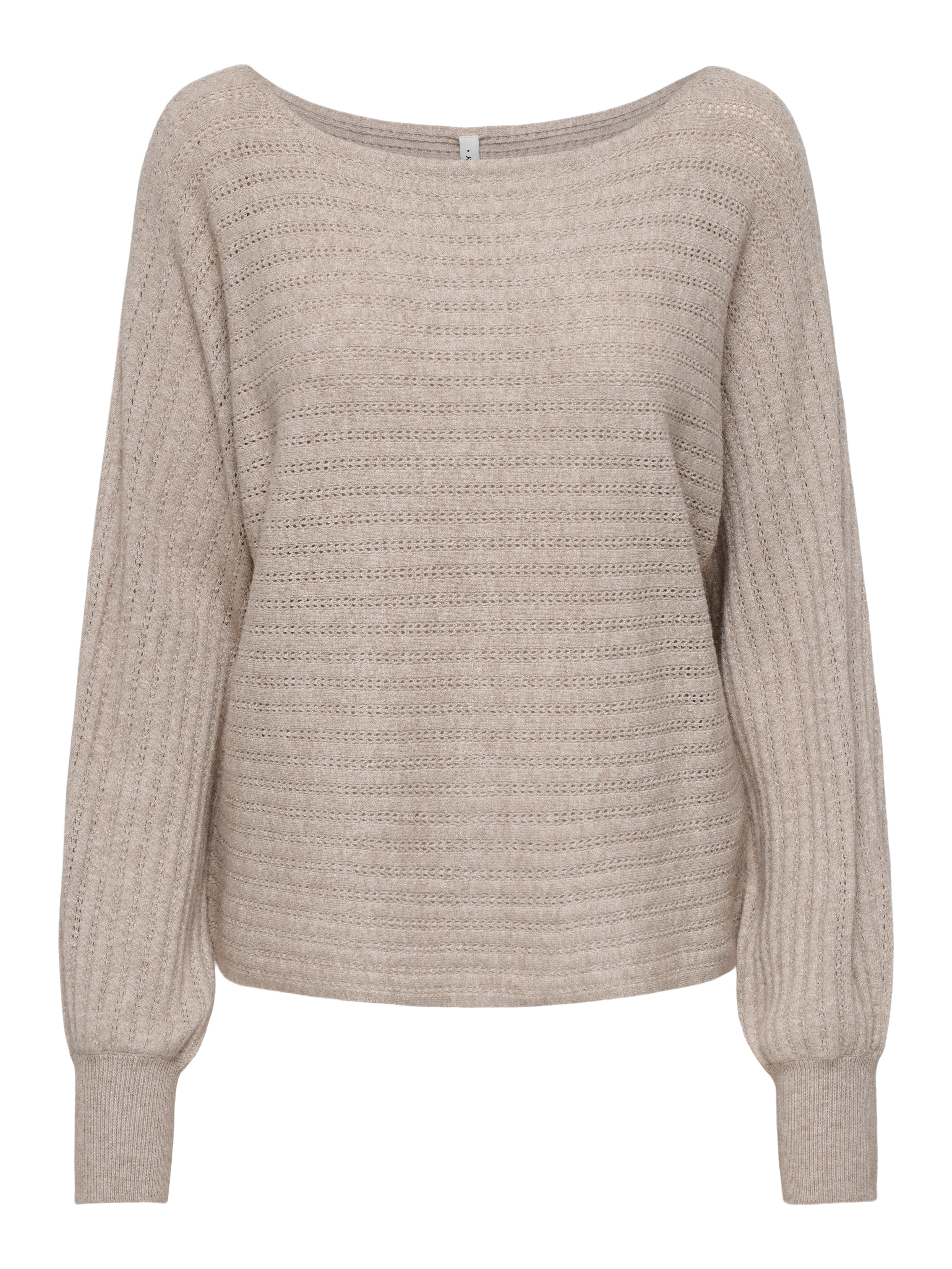 ONLY Strickpullover ONLIBI LS BOATNECK STRUC PULLOVER EX KNT