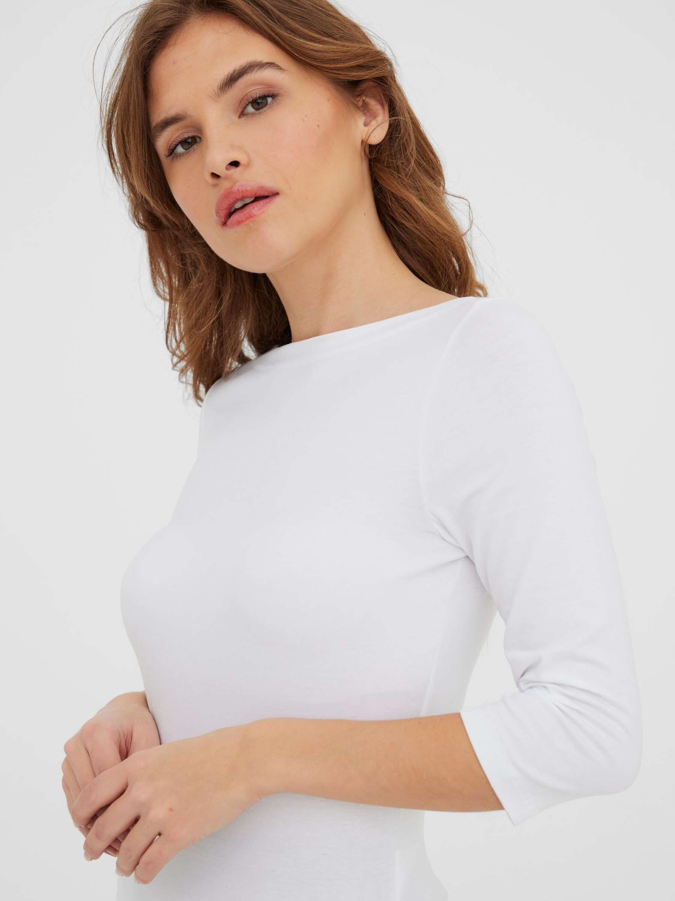 Vero Moda 3/4-Arm-Shirt Panda (1-tlg) Plain/ohne Details – Bild 4 von 5