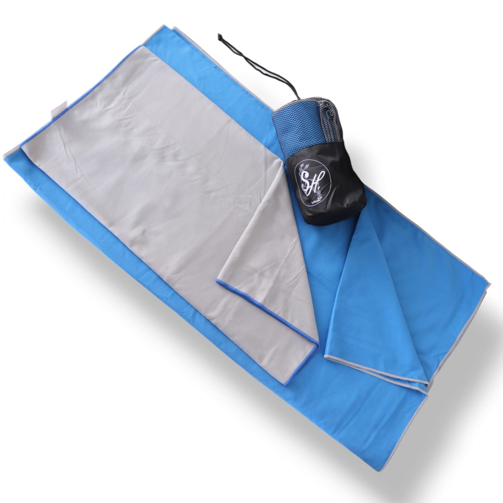 S-HubOla/SHubOla Sporthandtuch Mikrofaser Handtücher 2-St. Set,Sport Tücher,Fitness Gym, (2-St), 2 St Set(160x80&120x60cm) aus Mikrofaser,schnell trocknend