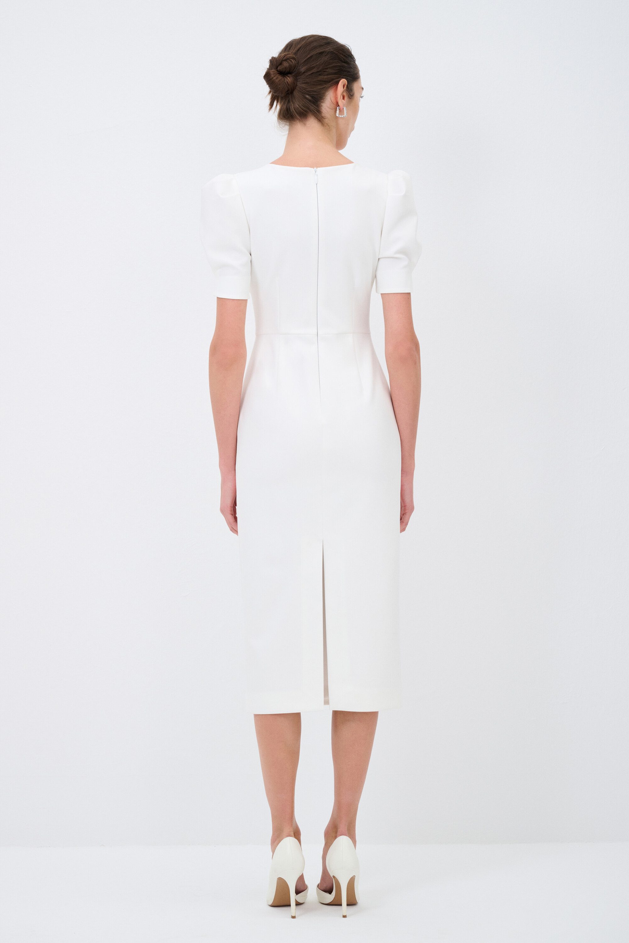 adL Abendkleid Kurzärmeliges Midikleid