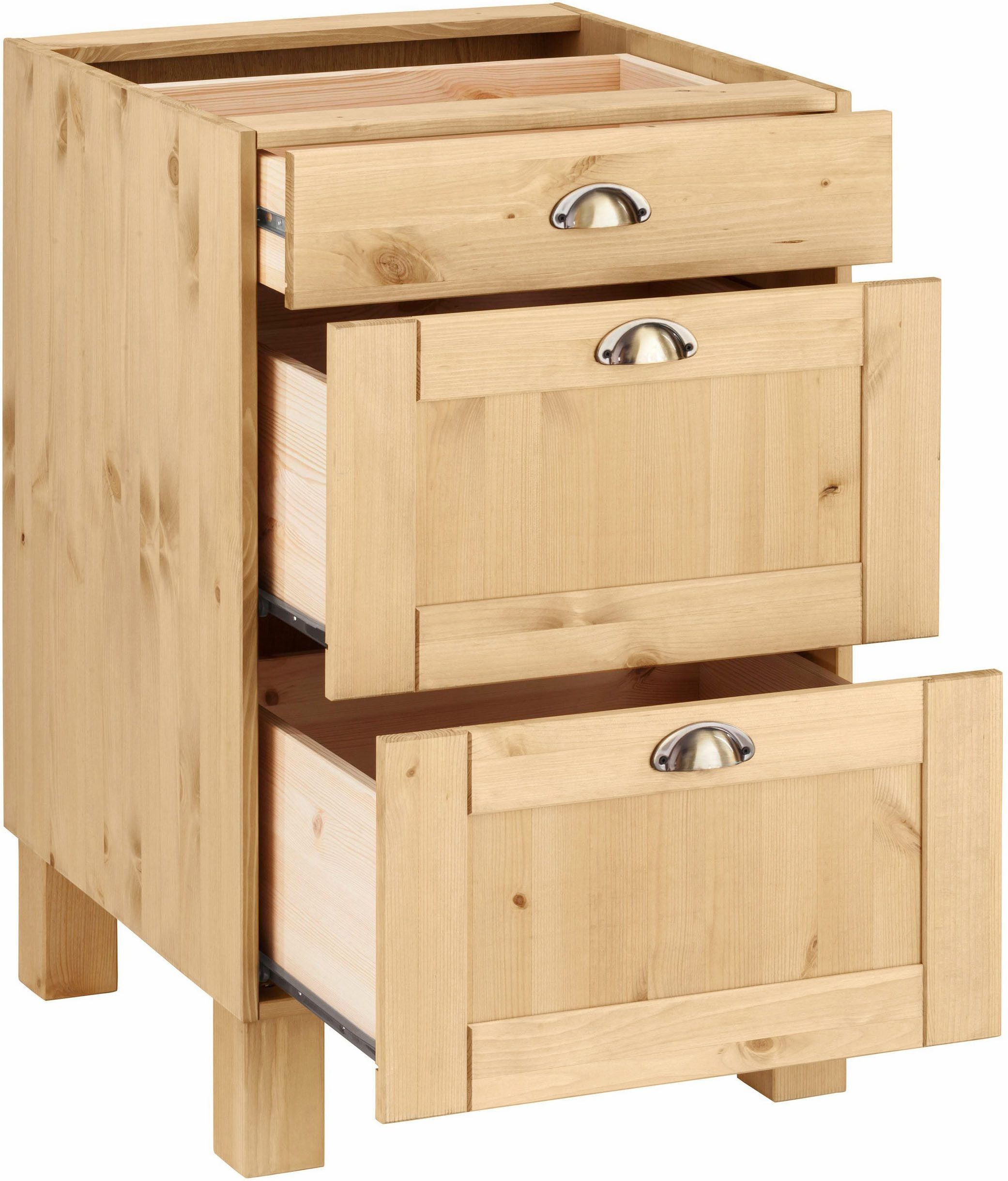 Home affaire Unterschrank Oslo 50 cm breit, ohne Arbeitsplatte, 3 Schubladen – Bild 4 von 5