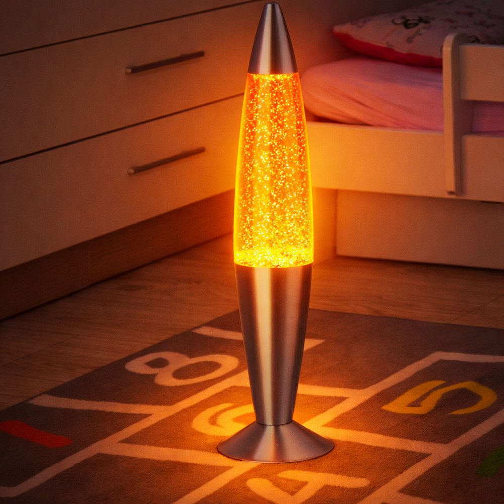 Rabalux Lavalampe, Leuchtmittel inklusive, Warmweiß, Design Tisch Leuchte Stand Licht Kinder Zimmer Effekt Akzent