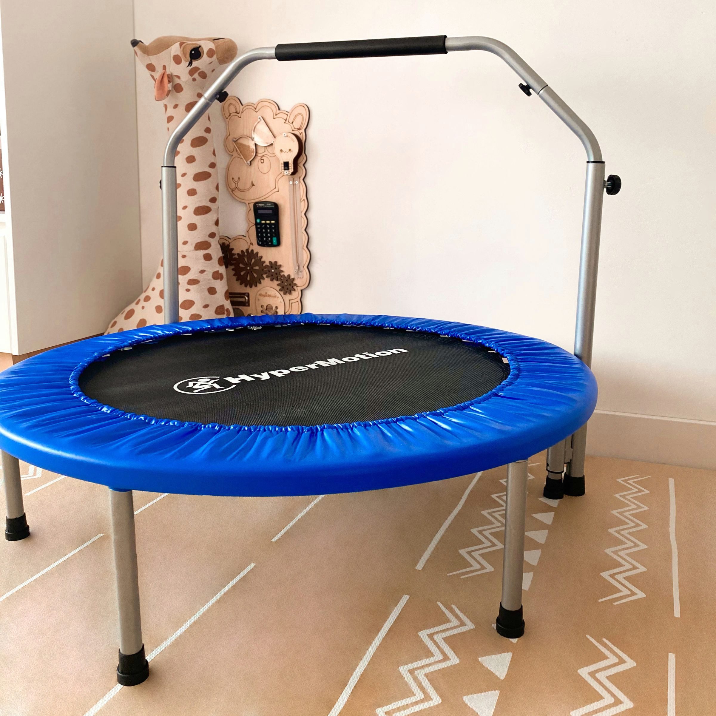 HyperMotion Kindertrampolin Trampolin mit Griff, 97 cm, für Kinder, für Hau günstig online kaufen