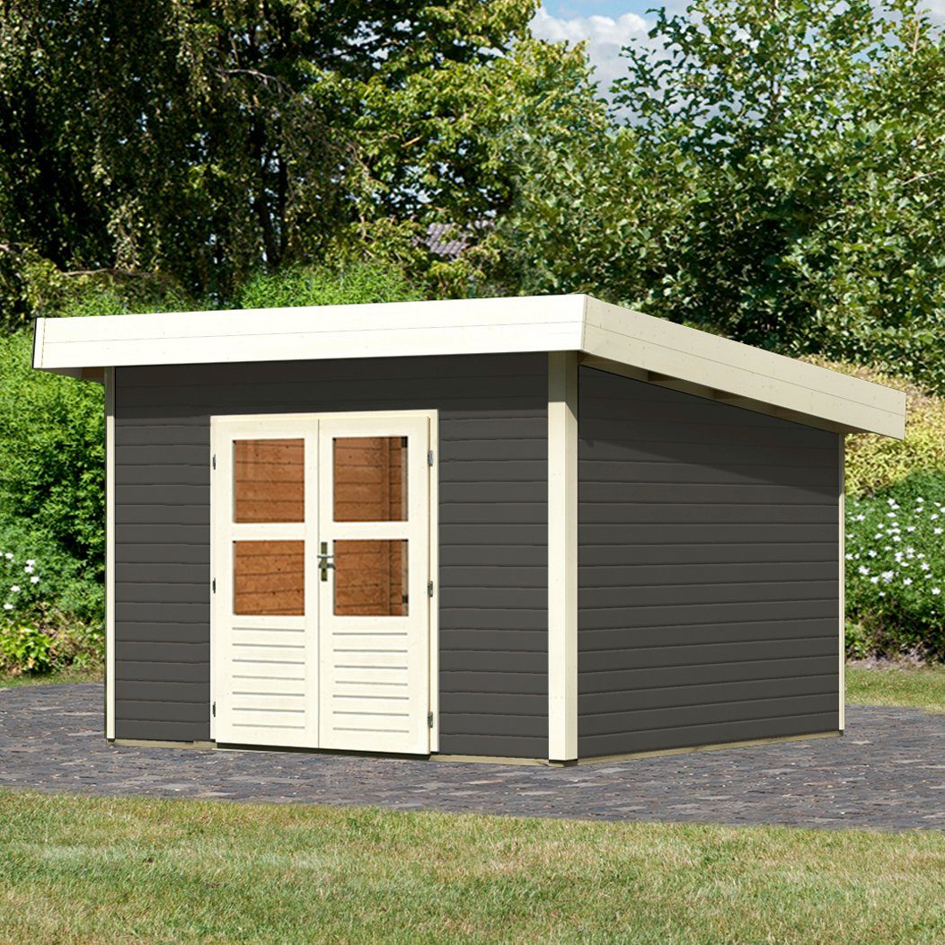 Karibu Gartenhaus Perlsee 3, BxT: 309x360 cm