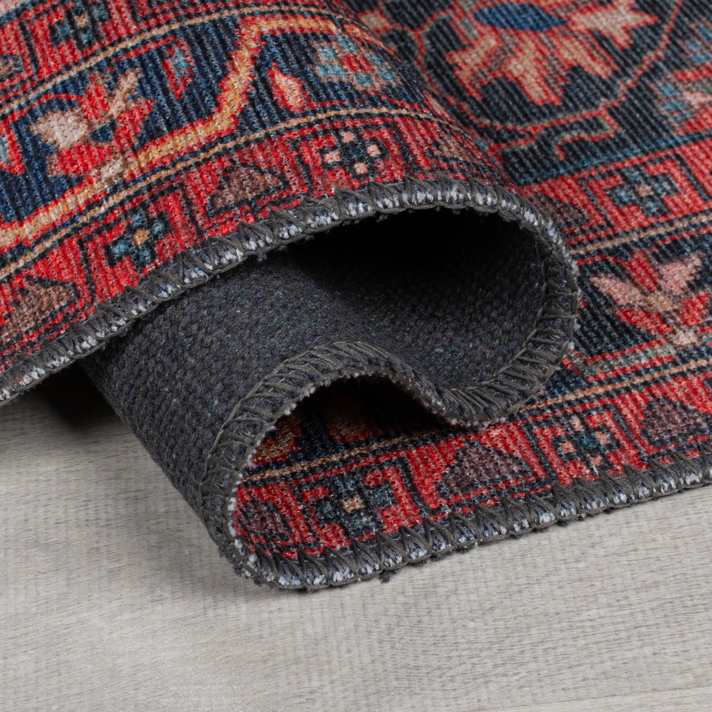 FLAIR RUGS Teppich Medallion, rechteckig, Höhe: 4 mm, Waschbar Traditioneller Teppich