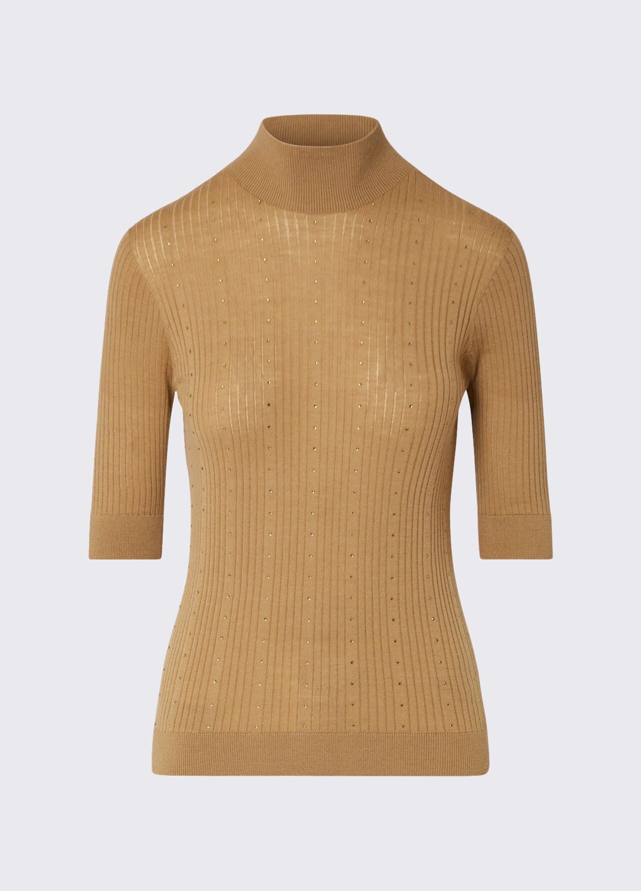 Liu Jo T-Shirt MAGLIA M/C COSTINE E STRASS - Wolltop - Damen Top