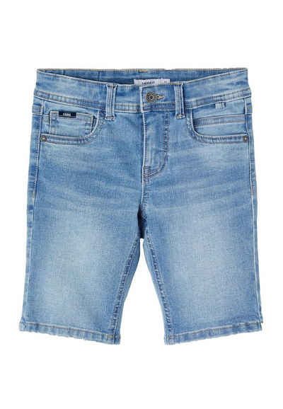 Name It Jeansshorts Jungen Jeans kurz im Used-Look
