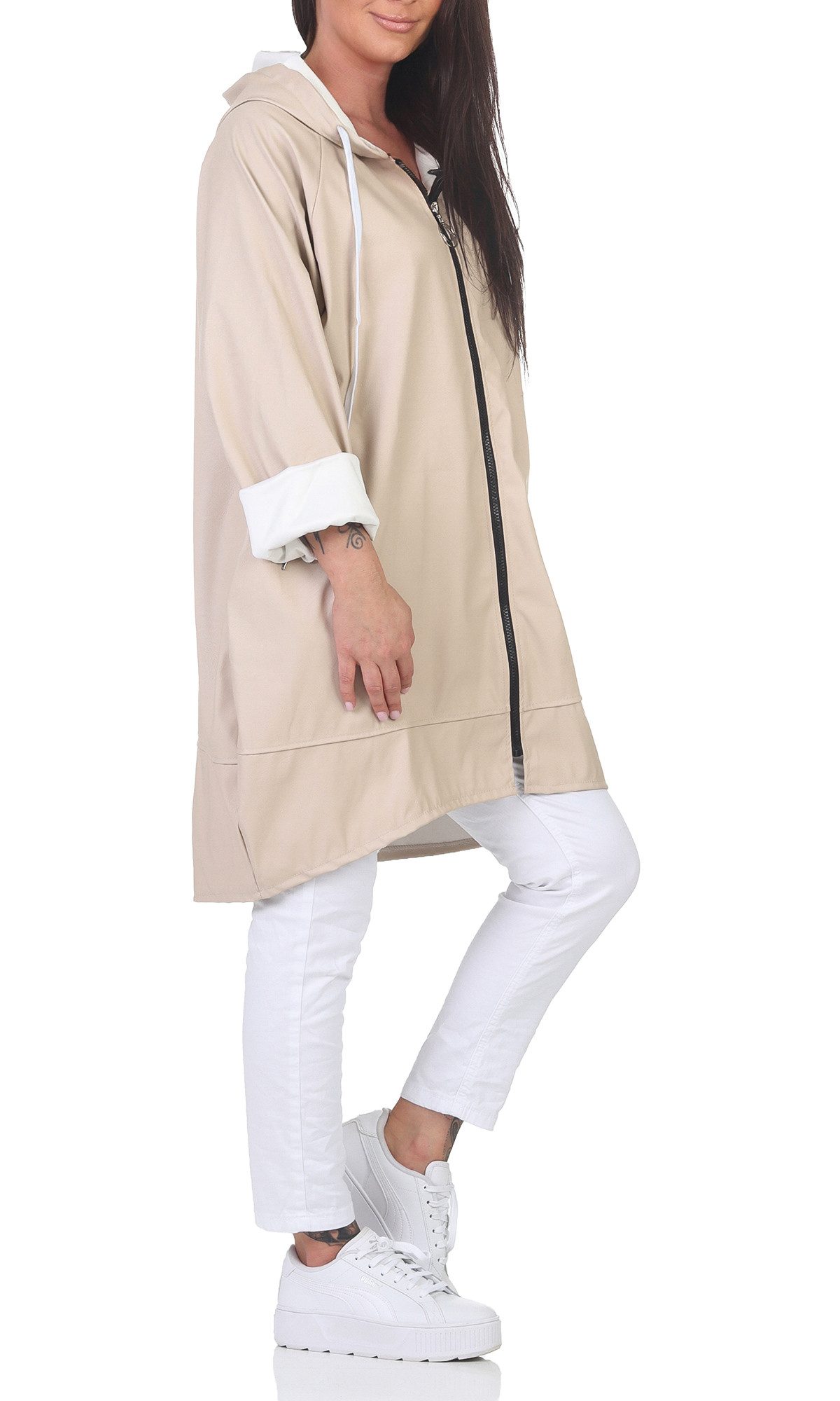 simarada Regenjacke Damen Jacke 37115 38 - 42 Beige