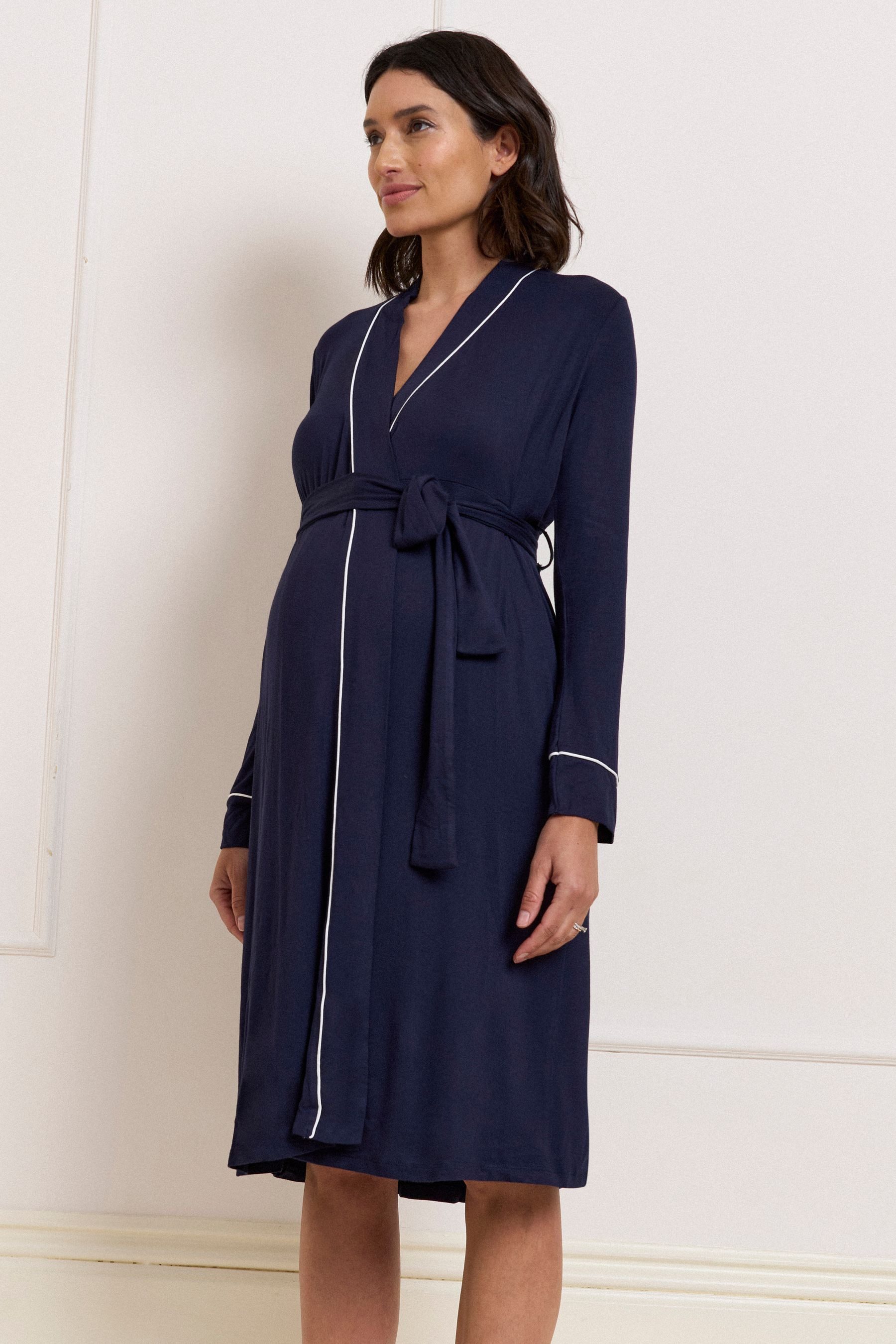 Seraphine Umstandspyjama Seraphine 3-teiliges Nachtwäsche-Set, Umstandsmode (1 tlg)