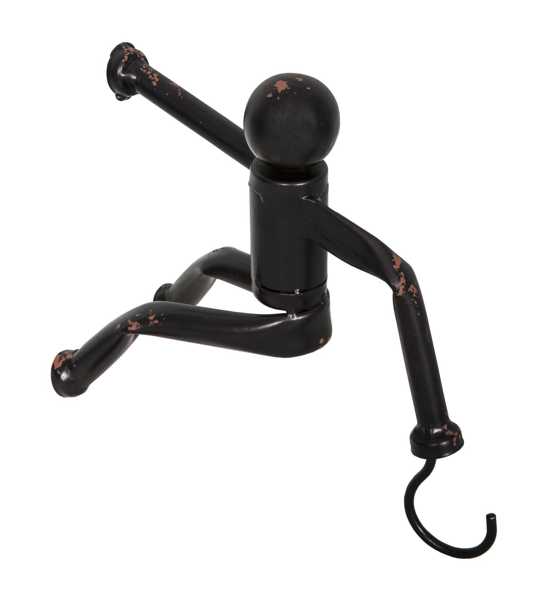 AnticLine Wandhaken Wandhaken Kleiderhaken Haken Metall Kletternder Mann Antic Line