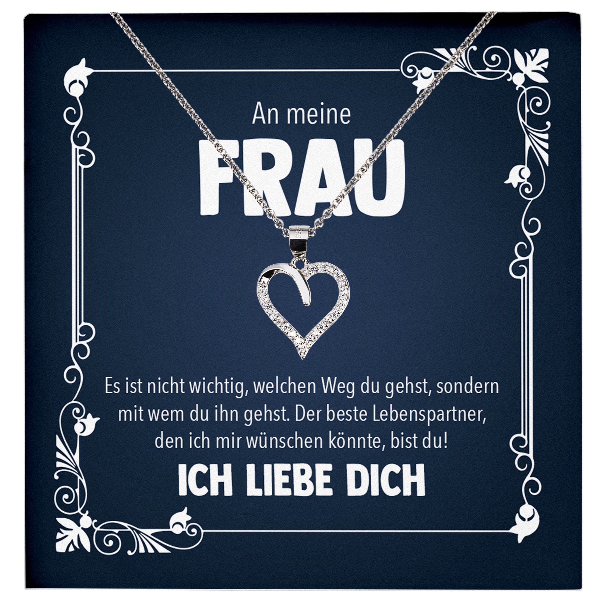 Schmuckset Ehefrau Geschenk Hochzeitstag Frauen Schmuck Valentinstag Halskette