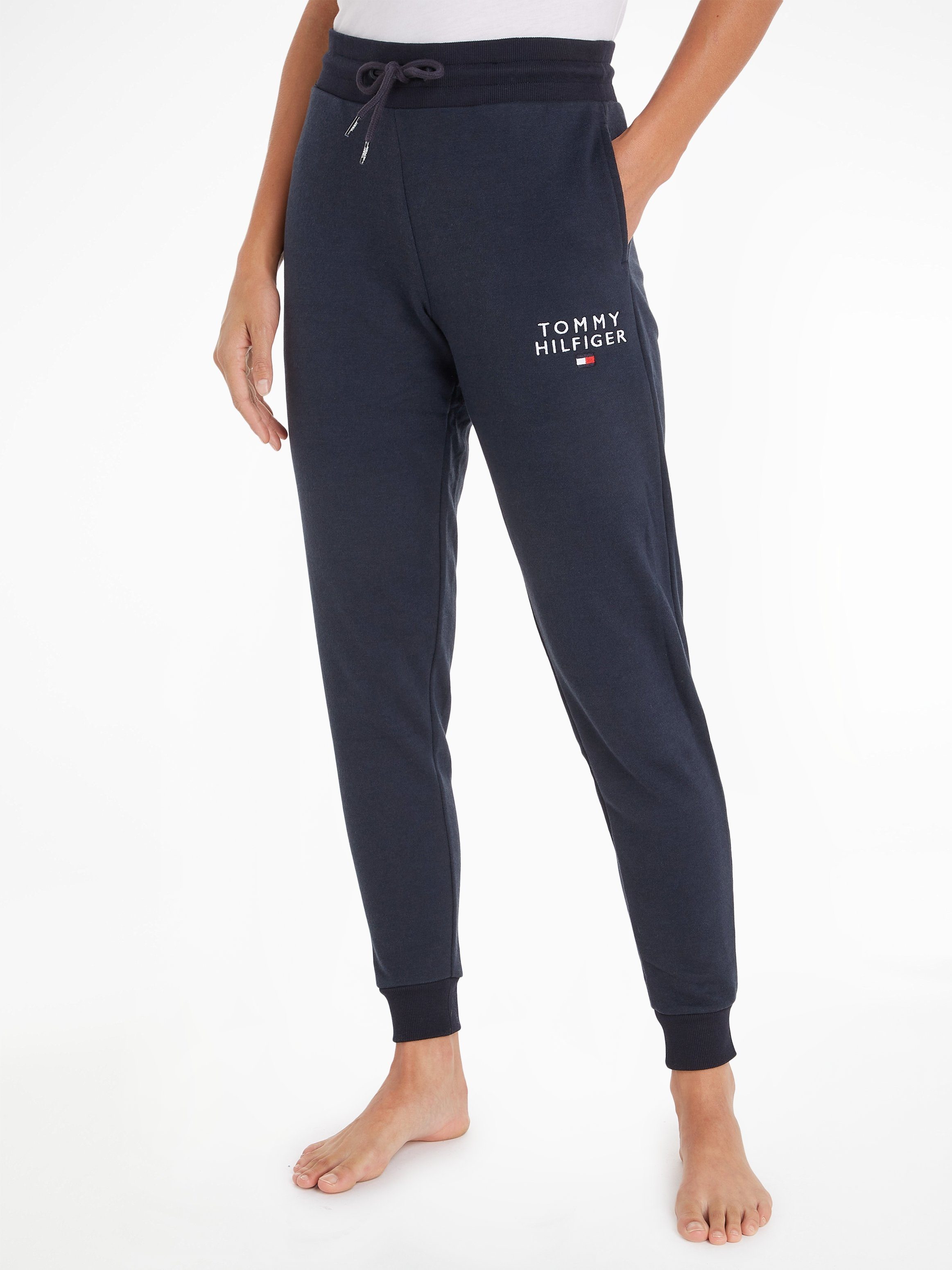 Tommy Hilfiger Hilfiger PANTS Underwear Markenlogo-Aufdruck Sweathose TRACK Tommy mit