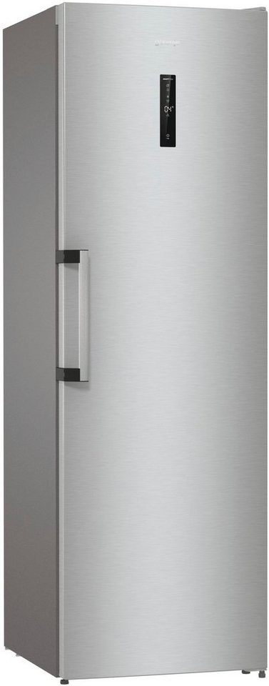 GORENJE Kühlschrank R619DAXL6, 185 cm QuickCooling-Funktion Umluft-Kühlung breit, mit cm hoch, 59,5