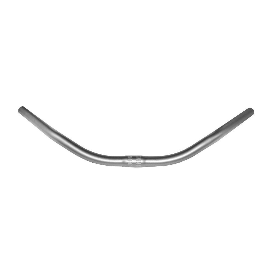Ergotec Fahrradlenker Рульbügel Moon Cruiser Stahl, Ø 25,4mm, 610mm, Alu-Look, 53°