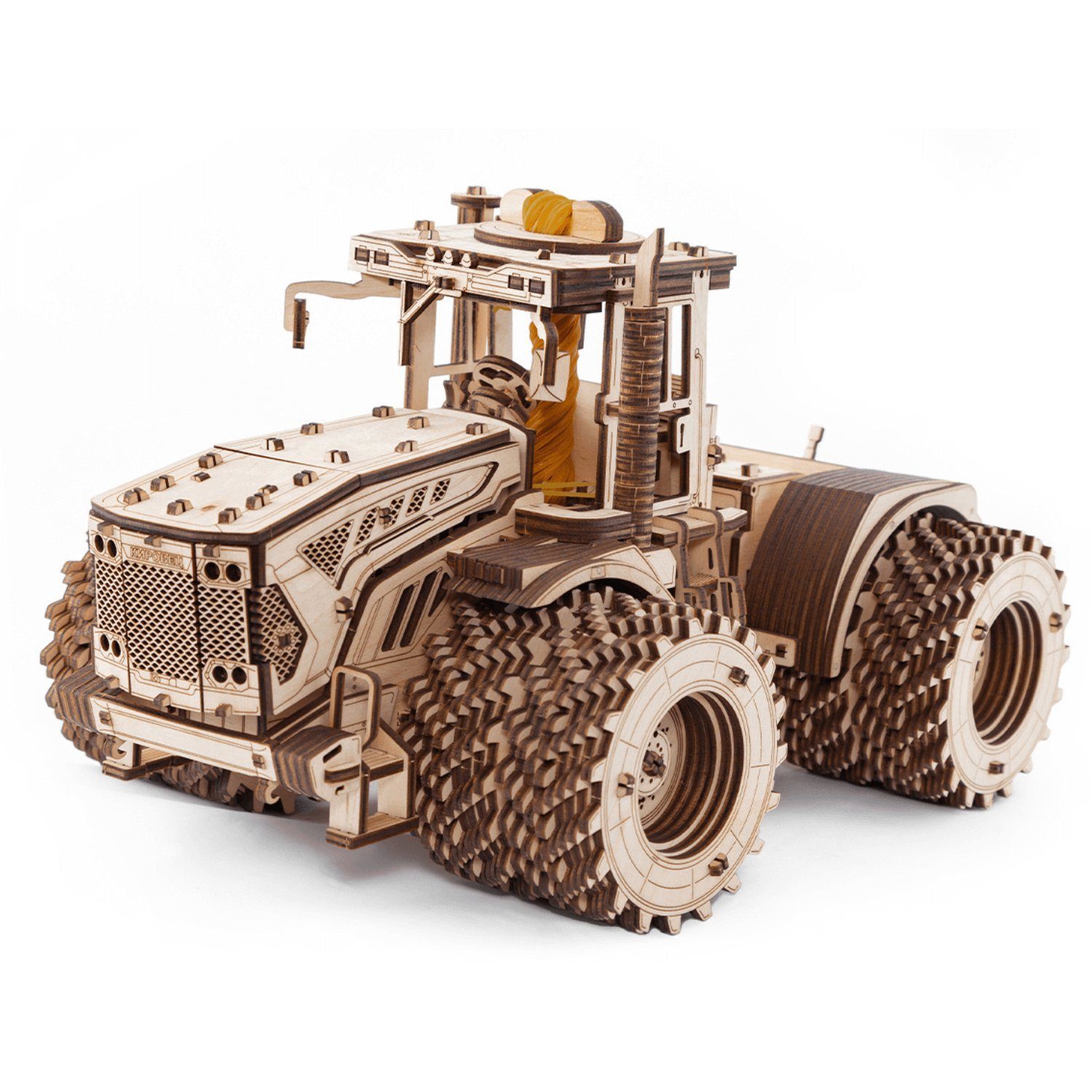 Eco Wood Art Puzzle Eco-Wood-Art Kirovets K-7M Traktor Mechanisches Holzpuzzle, 485 Puzzleteile | Puzzle