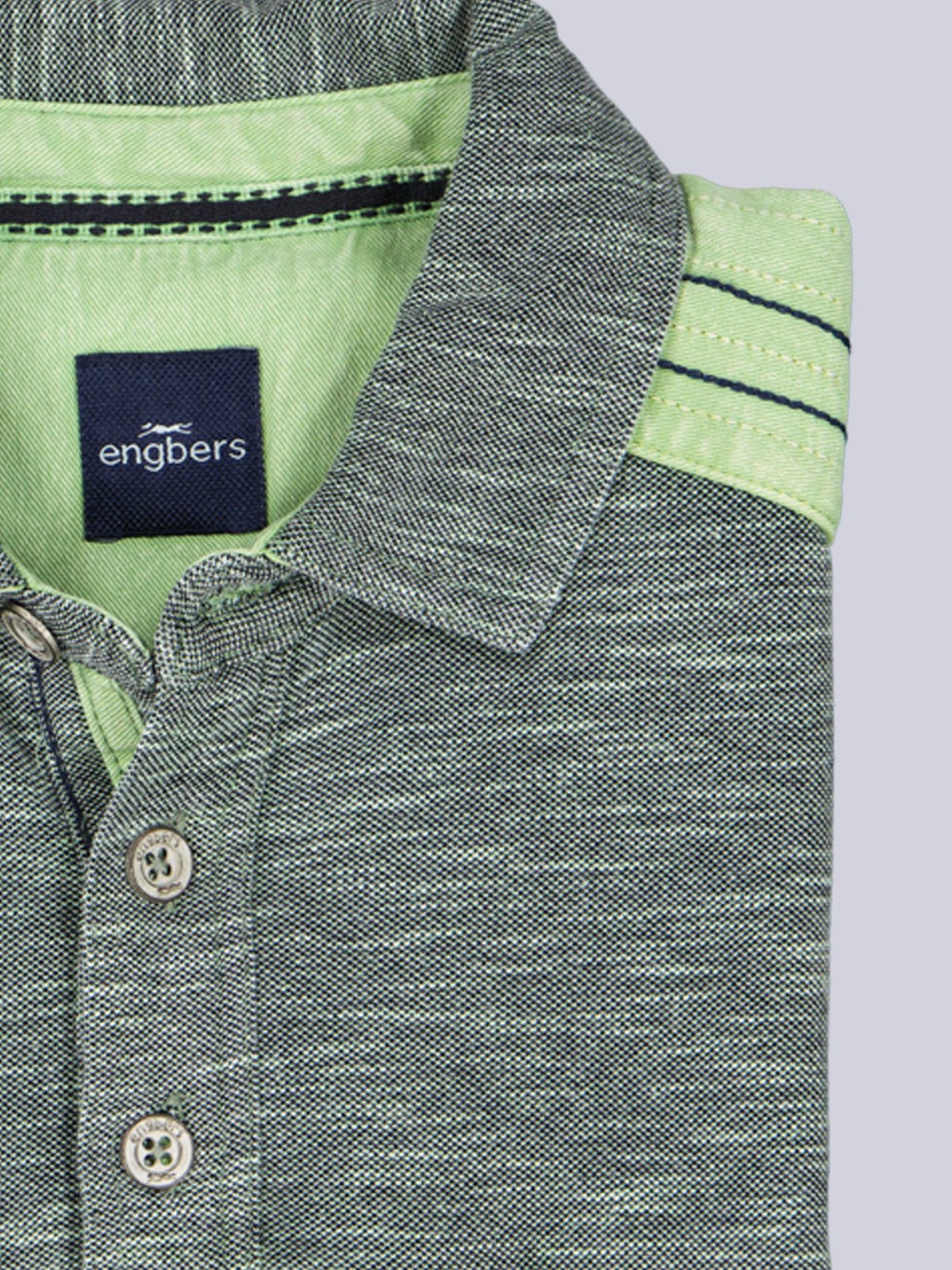 Engbers Poloshirt Herren Poloshirt, Hellgruen