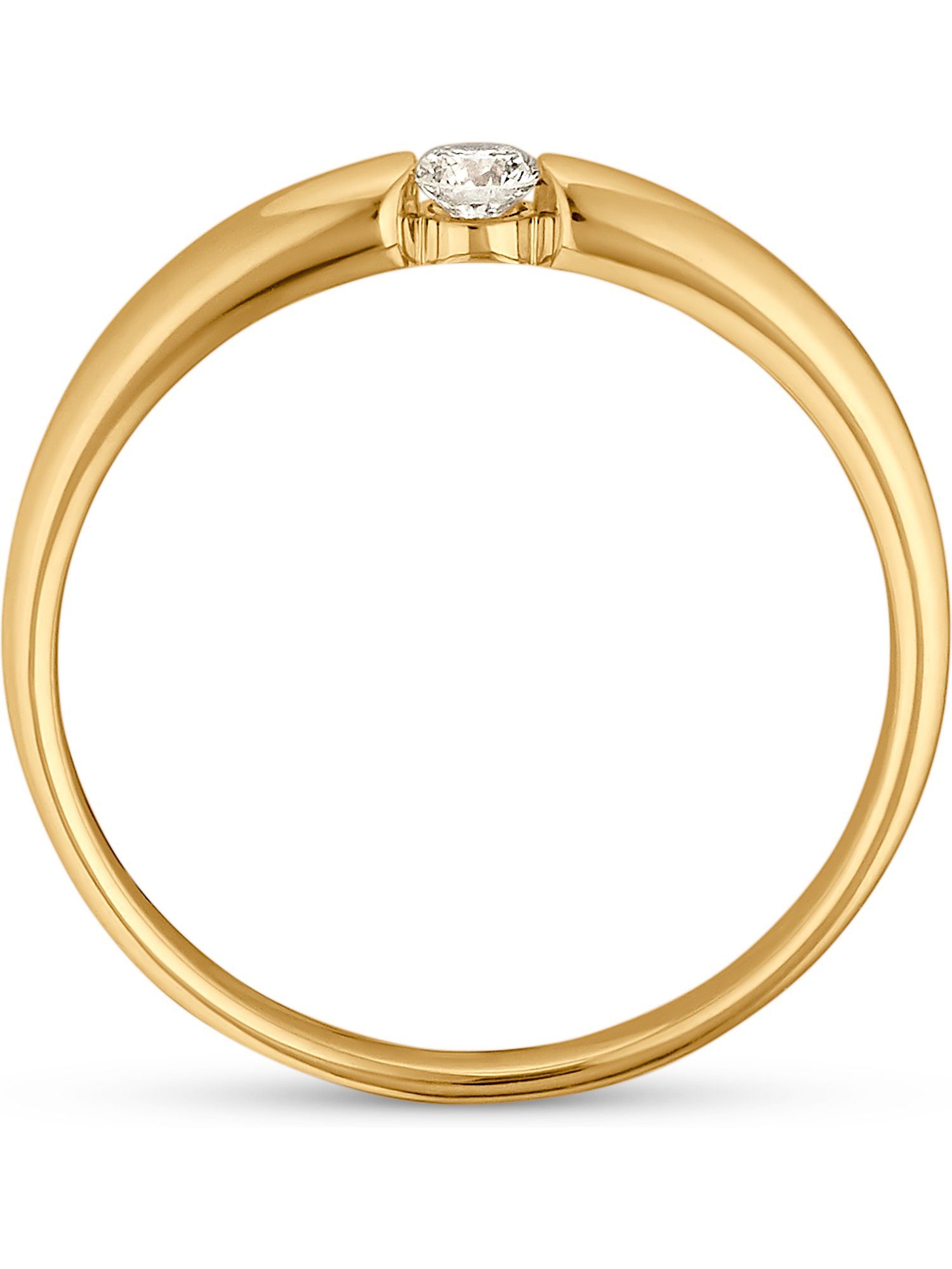 CHRIST Diamantring CHRIST Damen-Damenring 1 Diamant, Lab Grown