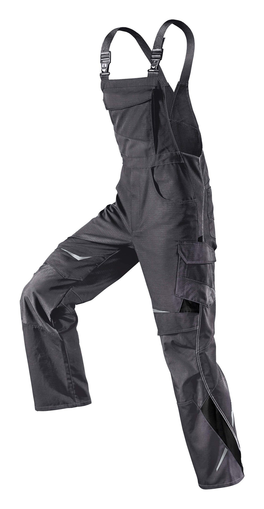 Kübler Latzhose Pulsschlag anthrazit / schwarz