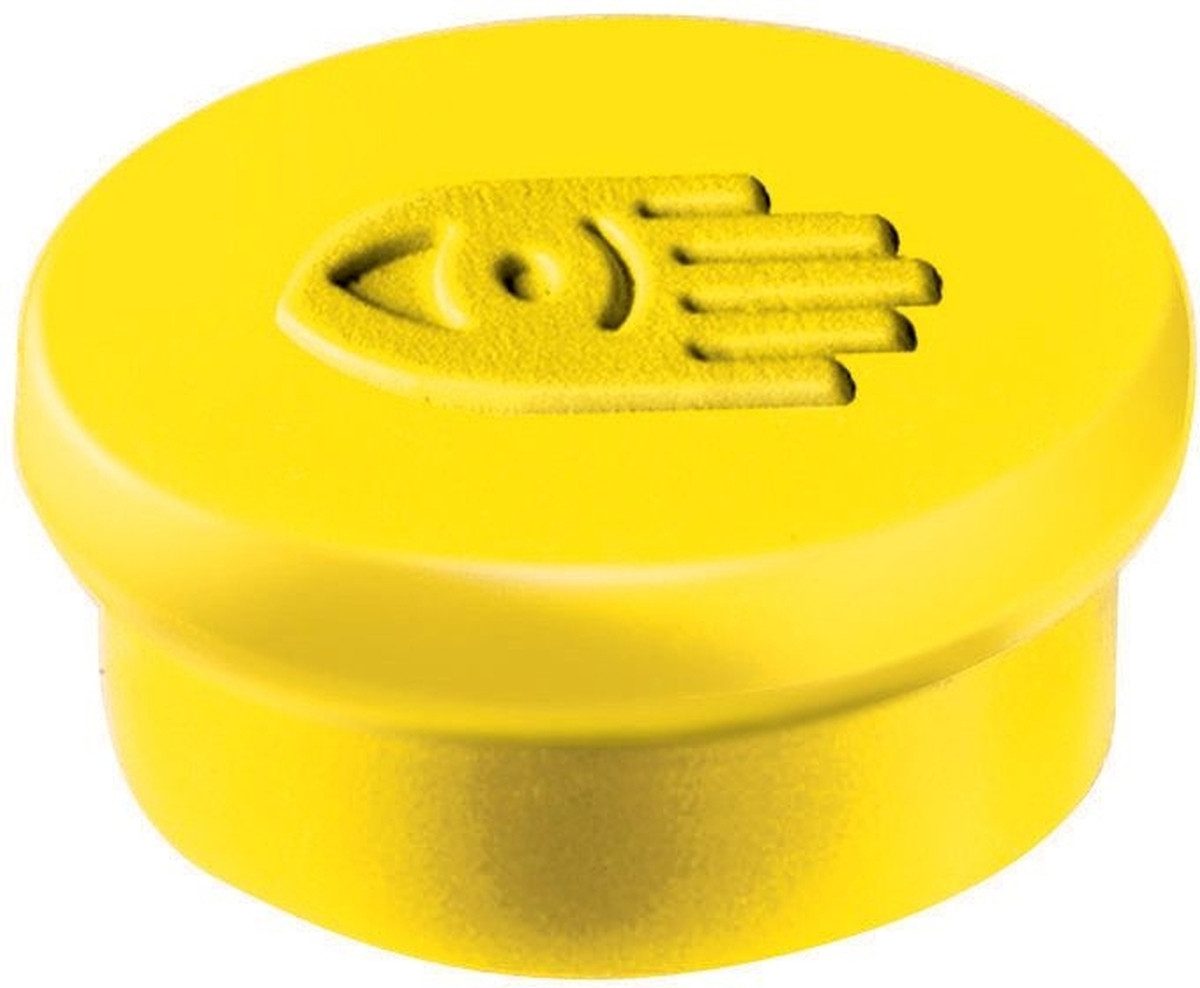 Magnet Haftmagnet 30 mm 10 Stück gelb.