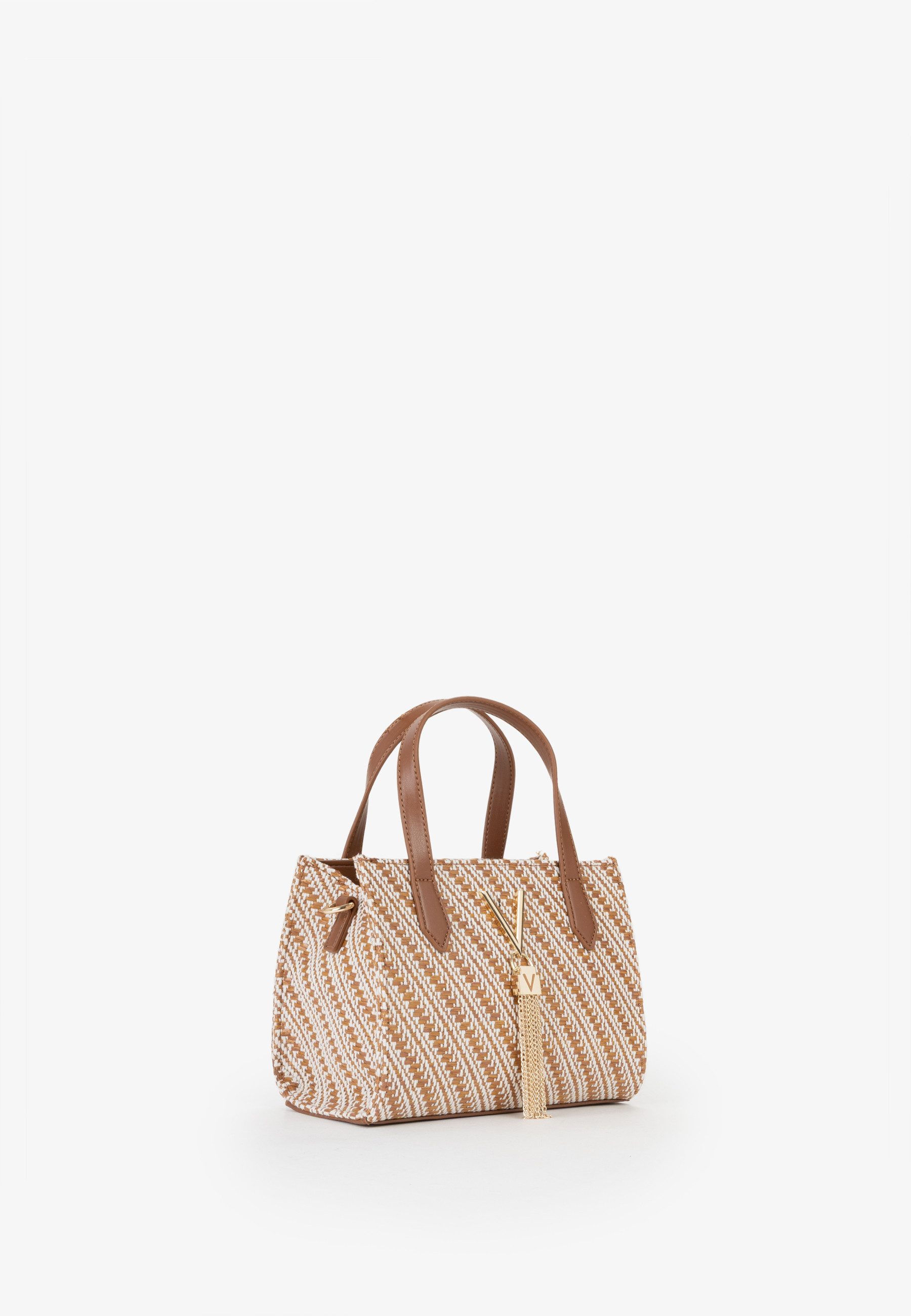 VALENTINO BAGS Shopper DIVINA SUMMER, Damen Umhängetasche, Schultertasche Handtasche mit Schmuckelement